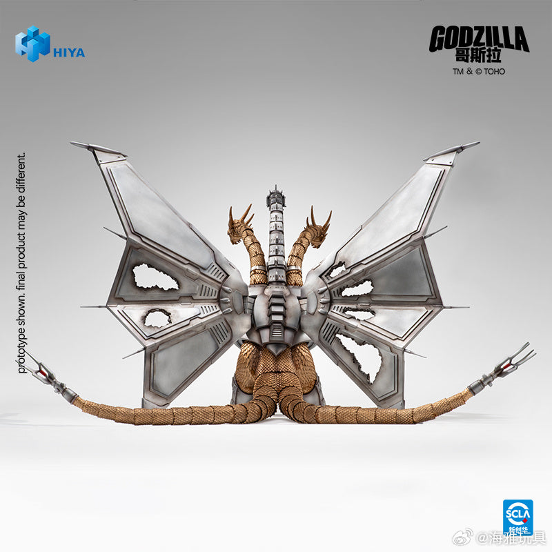 HIYA 海雅玩具 EXQUISITE BASIC 系列 Godzilla 哥斯拉 vs 王者基多拉 1991 機械之王 基多拉 戰損版