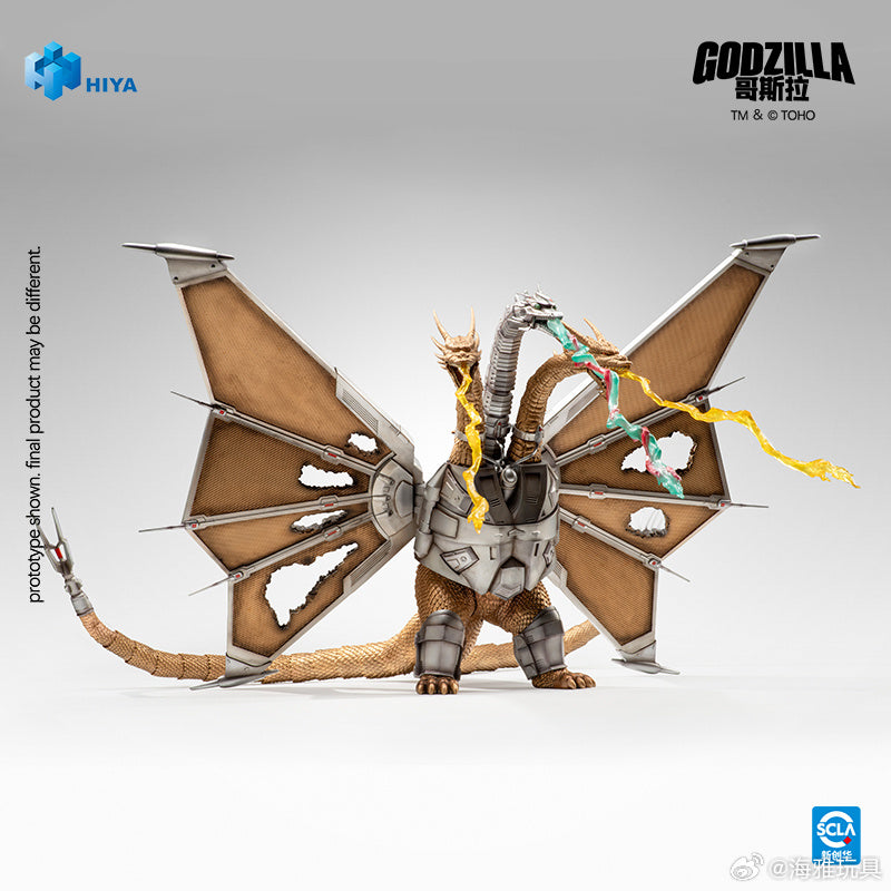 HIYA 海雅玩具 EXQUISITE BASIC 系列 Godzilla 哥斯拉 vs 王者基多拉 1991 機械之王 基多拉 戰損版