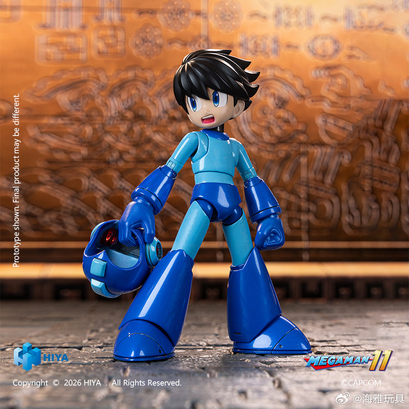 HIYA 海雅玩具 EXQUISITE BASIC 系列 ROCKMAN 洛克人11 洛克人 可動人偶