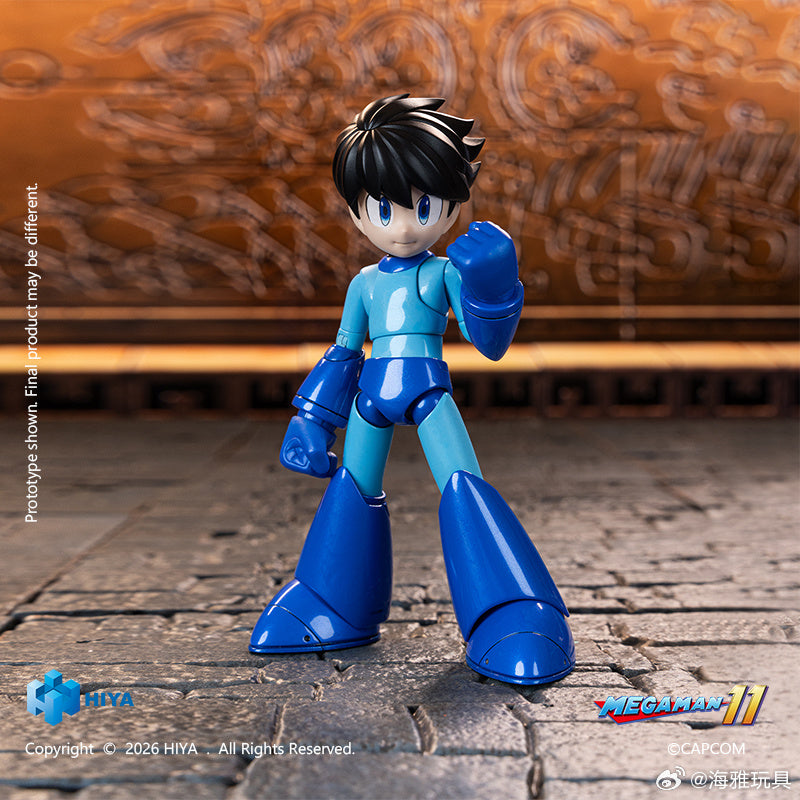 HIYA 海雅玩具 EXQUISITE BASIC 系列 ROCKMAN 洛克人11 洛克人 可動人偶