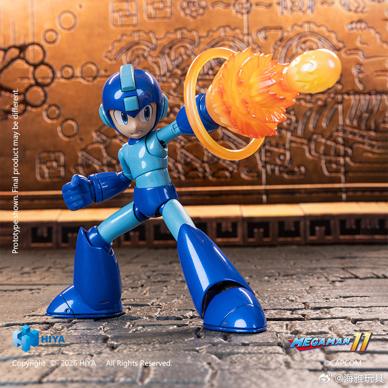 HIYA 海雅玩具 EXQUISITE BASIC 系列 ROCKMAN 洛克人11 洛克人 可動人偶