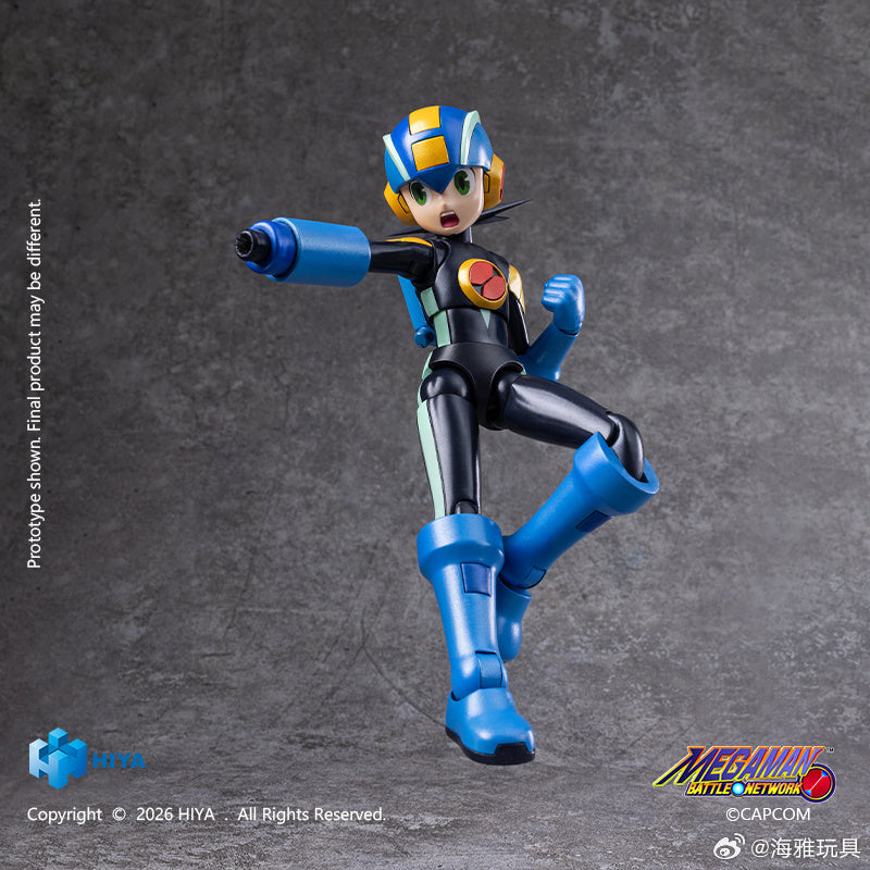 HIYA 海雅玩具 EXQUISITE BASIC 系列 ROCKMAN 洛克人 EXE EBM0389 可動人偶