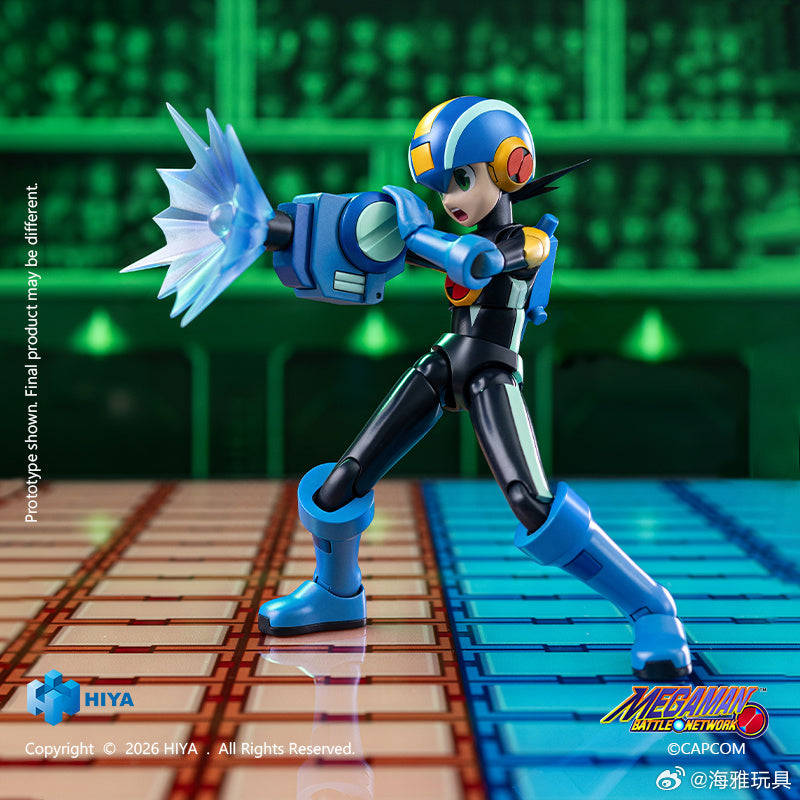 HIYA 海雅玩具 EXQUISITE BASIC 系列 ROCKMAN 洛克人 EXE EBM0389 可動人偶