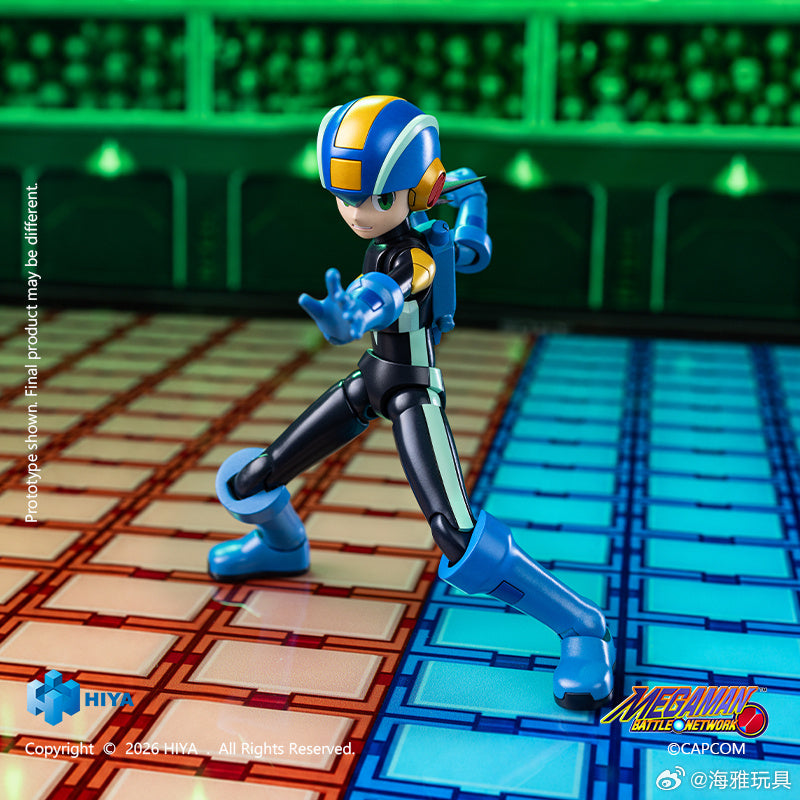 HIYA 海雅玩具 EXQUISITE BASIC 系列 ROCKMAN 洛克人 EXE EBM0389 可動人偶