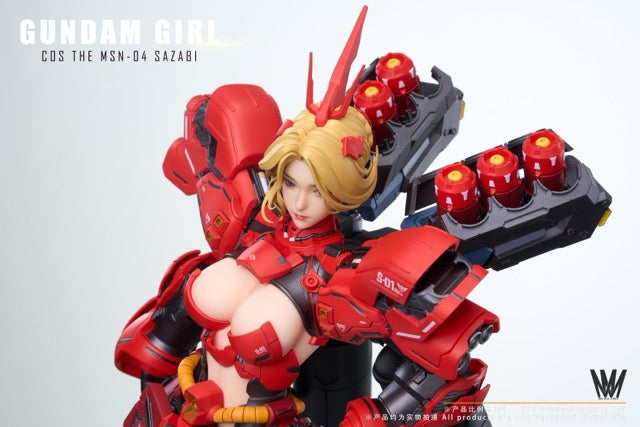 COS 1/4 機娘系列 第四彈 JN5.0 SAZABI 機娘 沙娘 GUNDAM GIRL 雕像