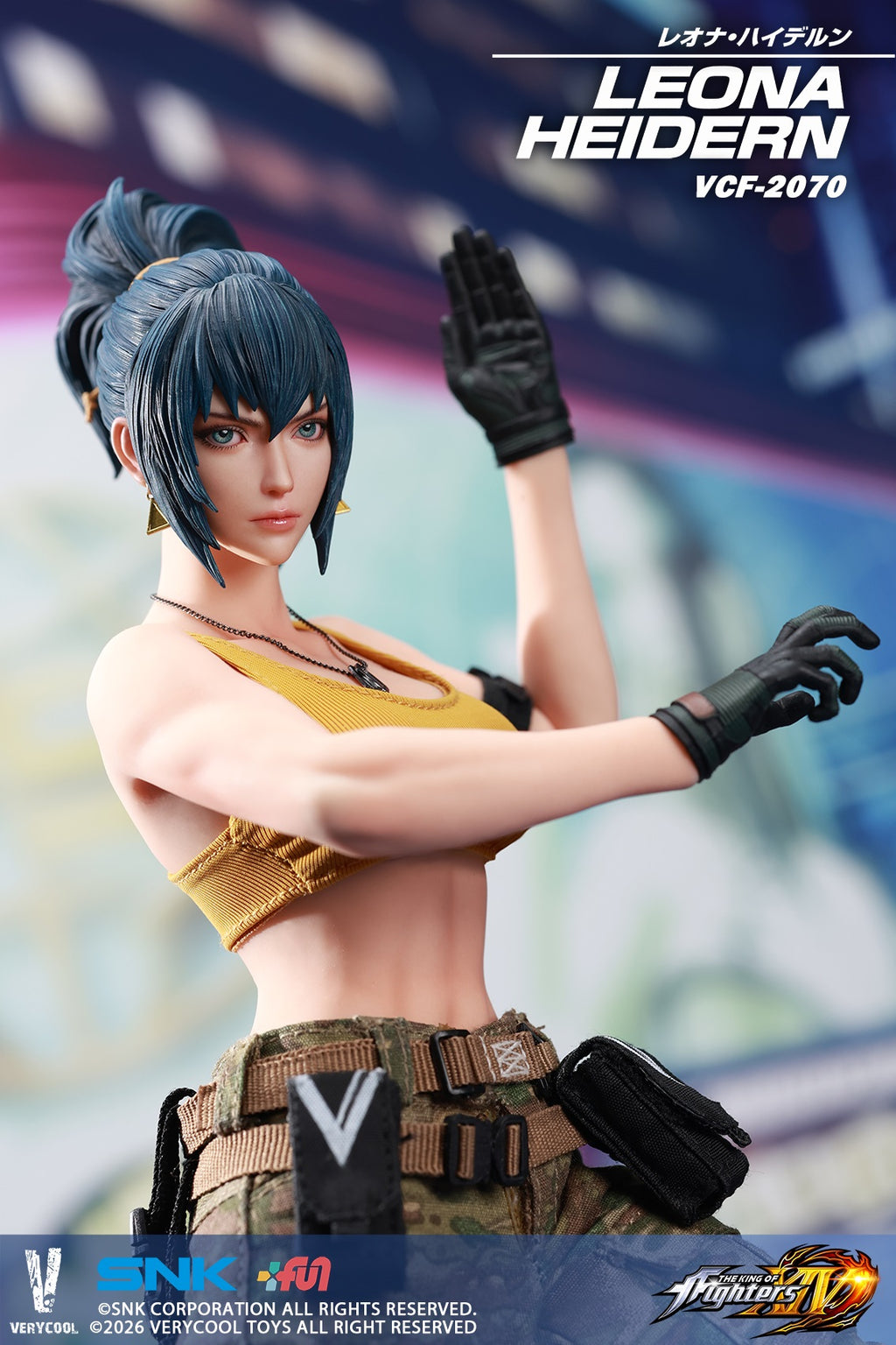 VERYCOOL 1/6 VCF-2070 拳皇XIV Leona Heidern 莉安娜 哈迪蘭 可動人偶