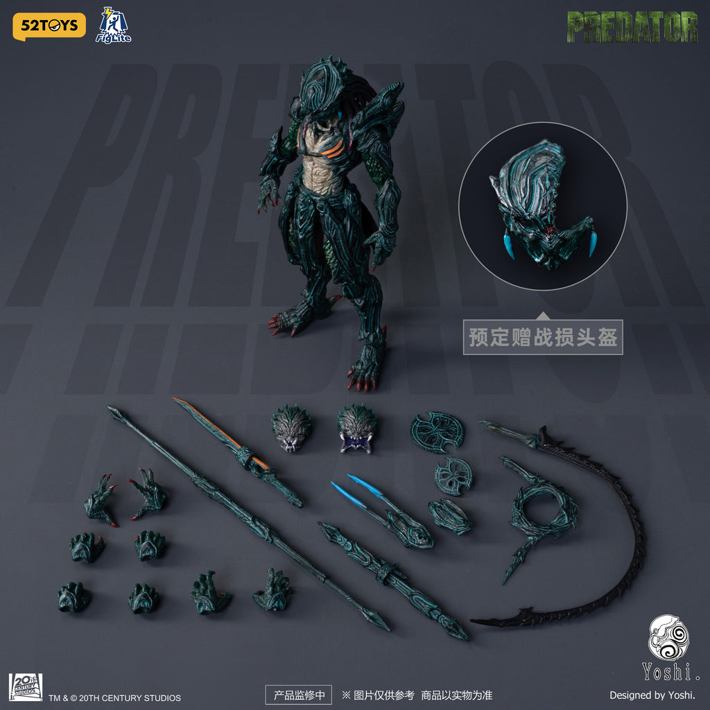 52TOYS 1/12 閃電奇舞 Yoshi 鐵血戰士 Predator 可動人偶