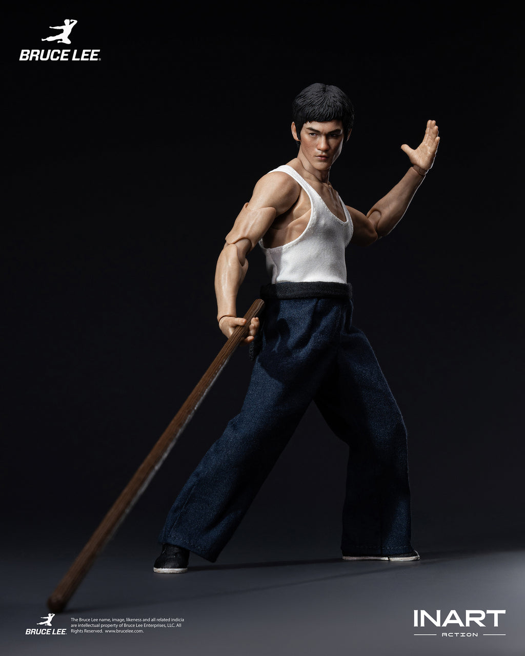 INART 1/12 李小龍 功夫服 Bruce Lee Kung Fu Costume 可動人偶