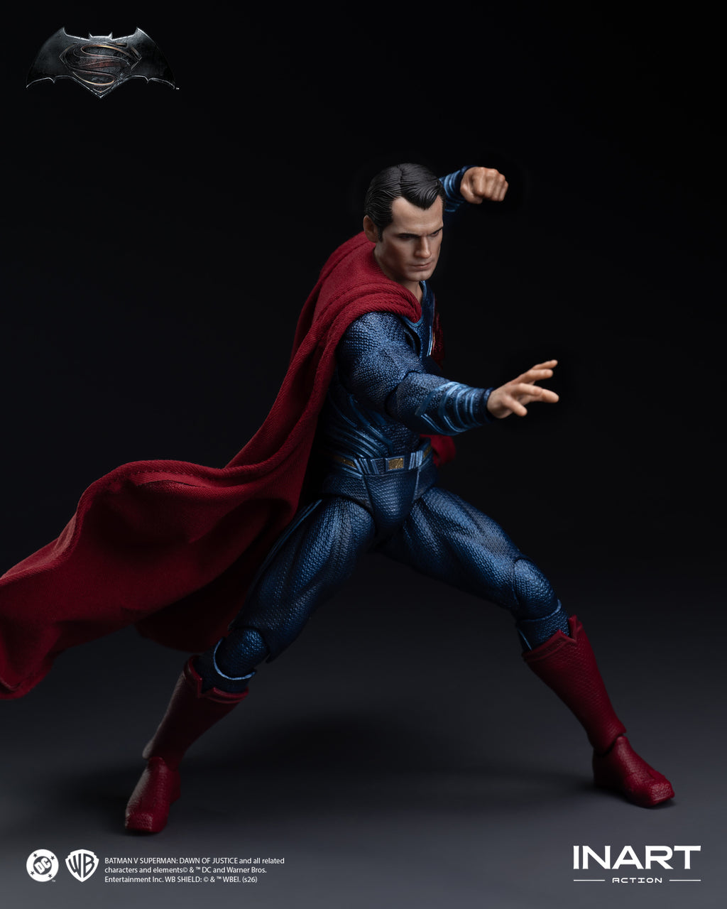 INART 1/12 Batman v Superman Dawn of Justice Superman 超人 可動人偶