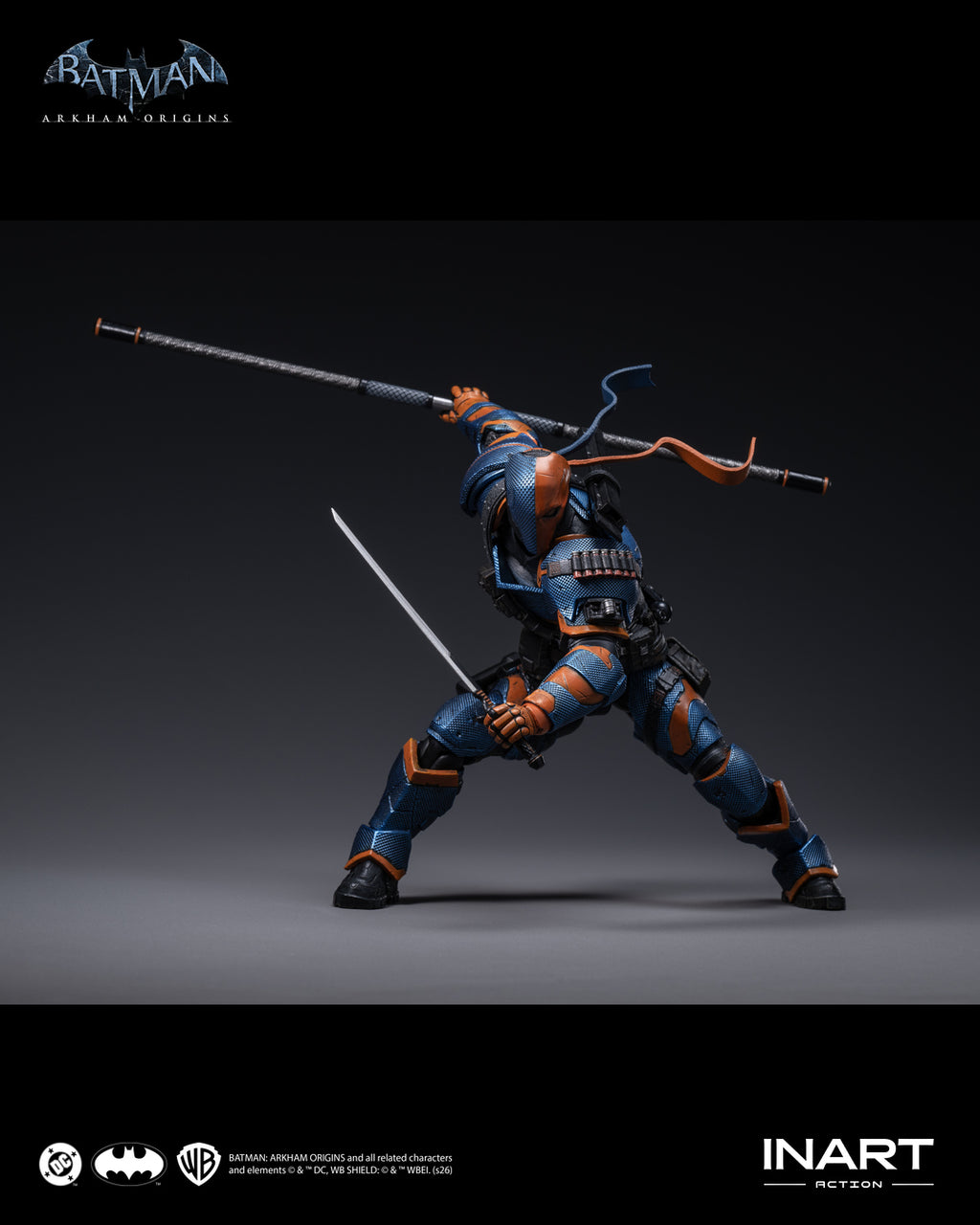 INART 1/12 Batman Arkham Origins Deathstroke 喪鐘 蝙蝠俠 可動人偶