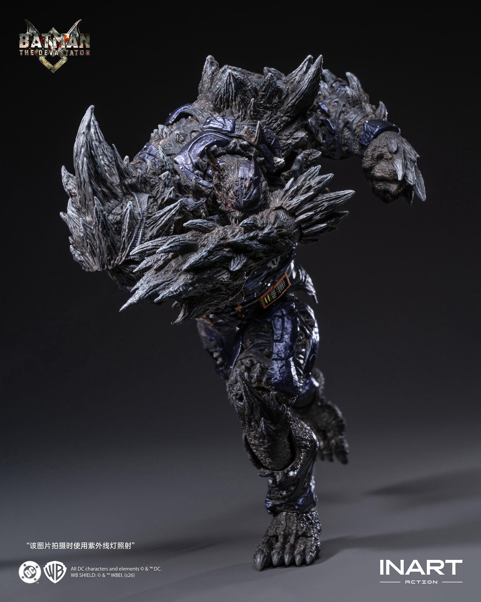 INART 1/12 Dark Nights Metal 系列 蝙蝠俠 Batman The Devastator 蹂躪者 可動人偶