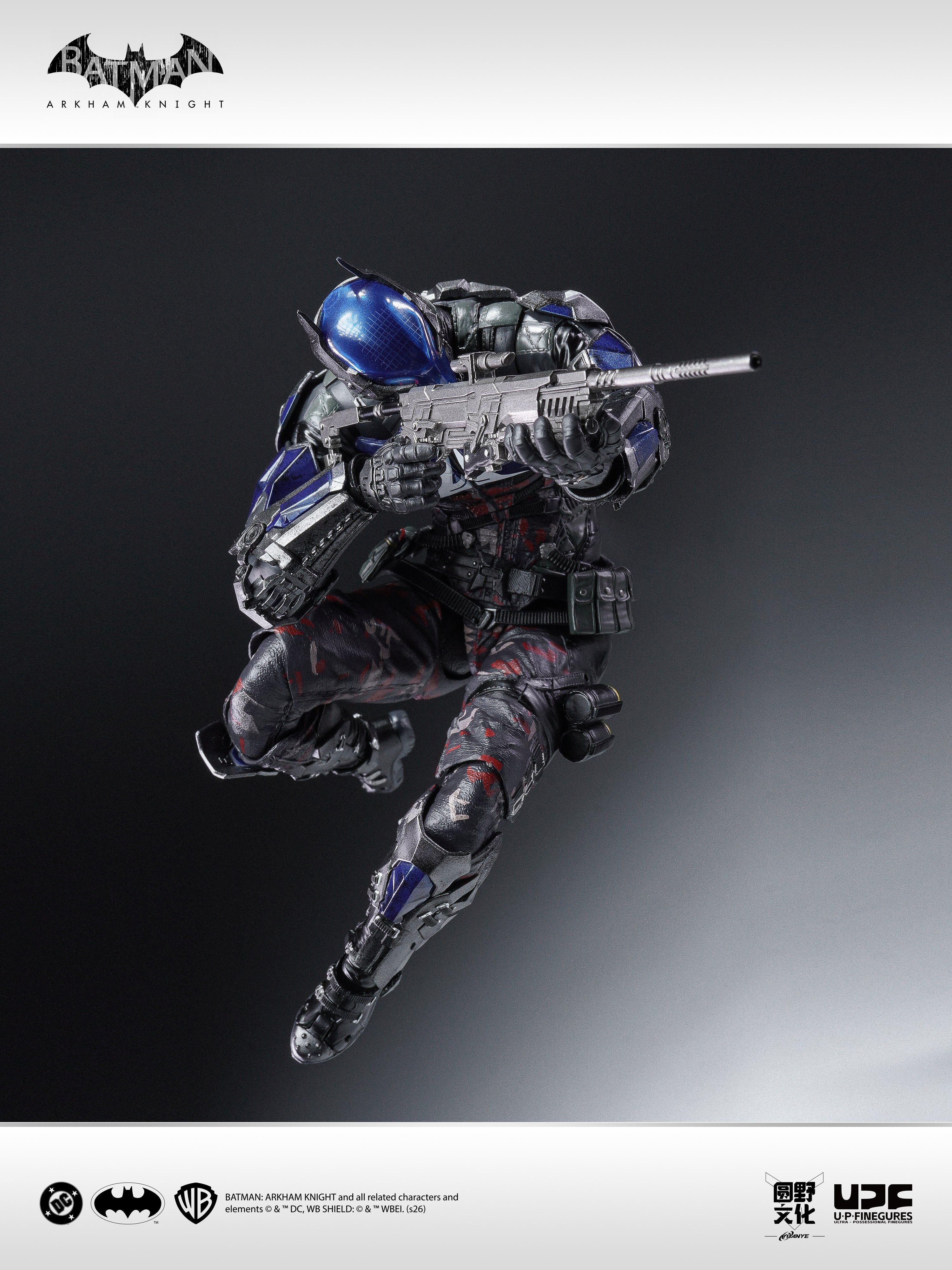 圓野文化 X UPFinegures 良品製造 1/12 Batman Arkham Knight 蝙蝠俠 阿卡漢騎士 可動人偶