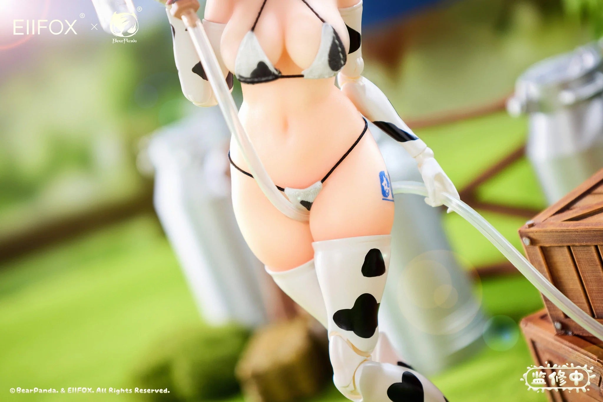 Eiifox & BearPanda 1/8 奶牛 MOMO 矽膠 包膠 可動人偶