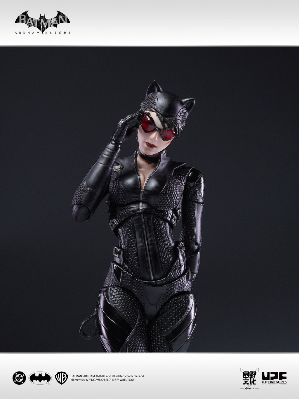 圓野文化 X UPFinegures 良品製造 1/12 蝙蝠俠：阿卡漢騎士 BATMAN CATWOMAN 貓女 可動人偶