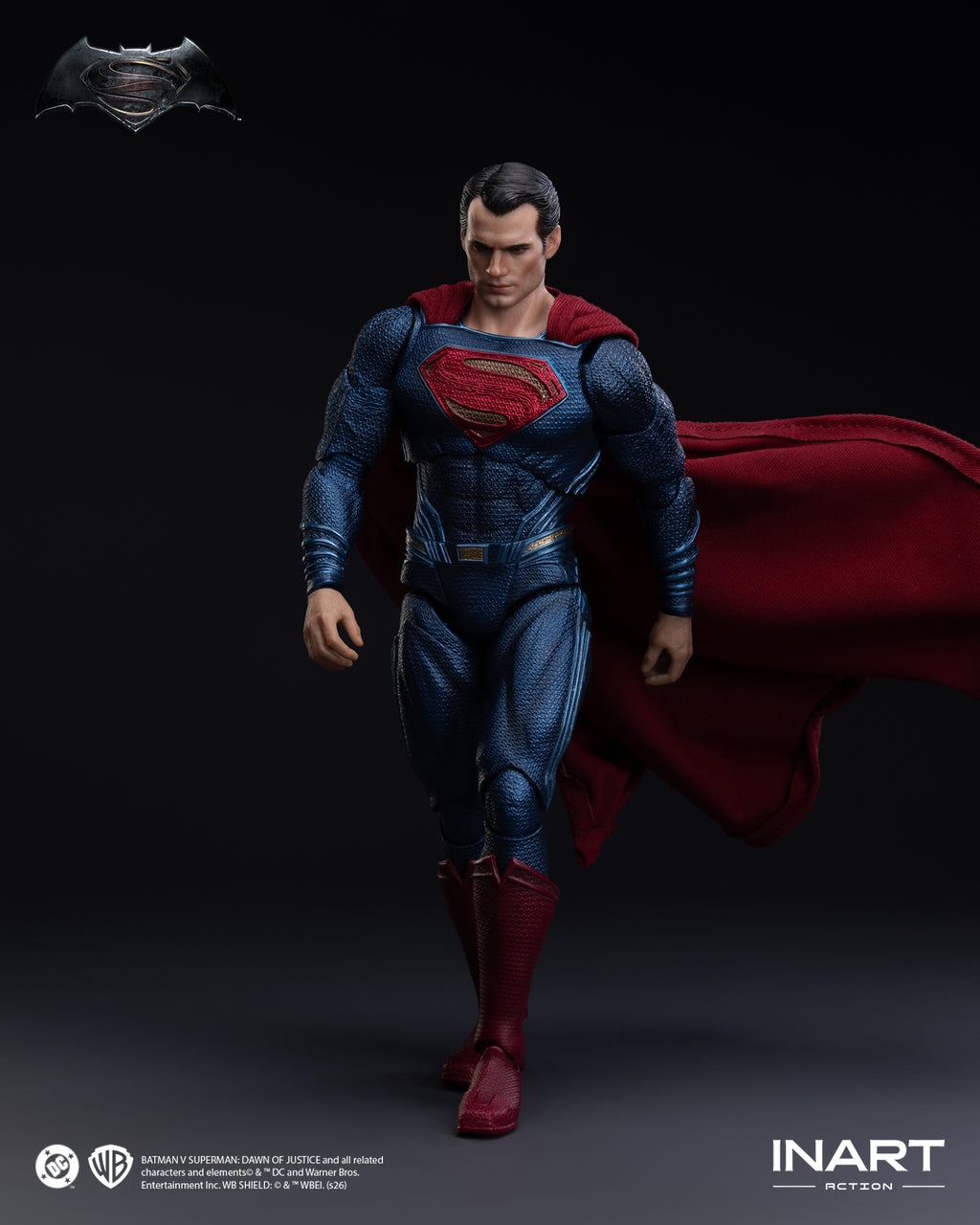 INART 1/12 Batman v Superman Dawn of Justice Superman 超人 可動人偶