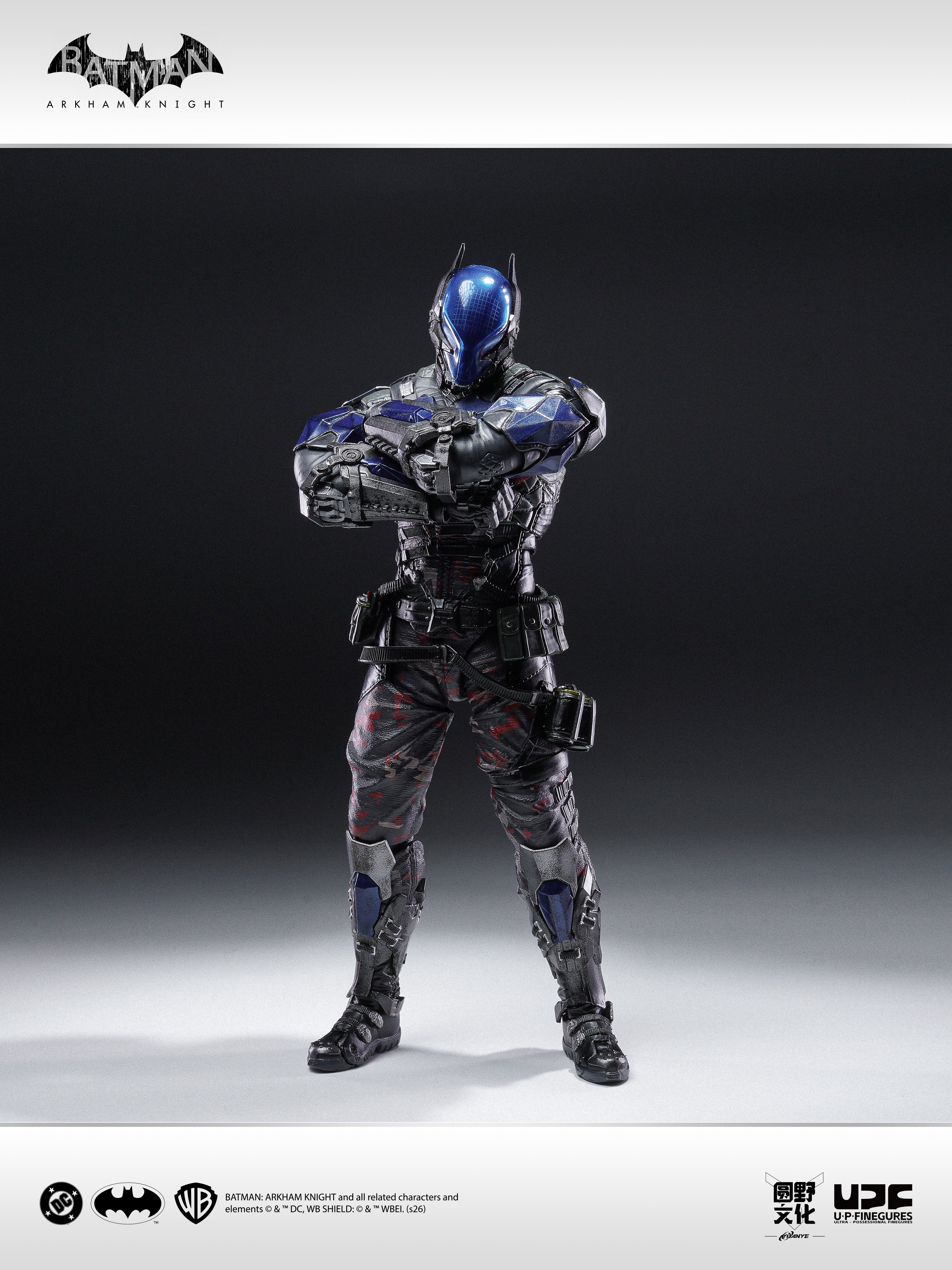 圓野文化 X UPFinegures 良品製造 1/12 Batman Arkham Knight 蝙蝠俠 阿卡漢騎士 可動人偶