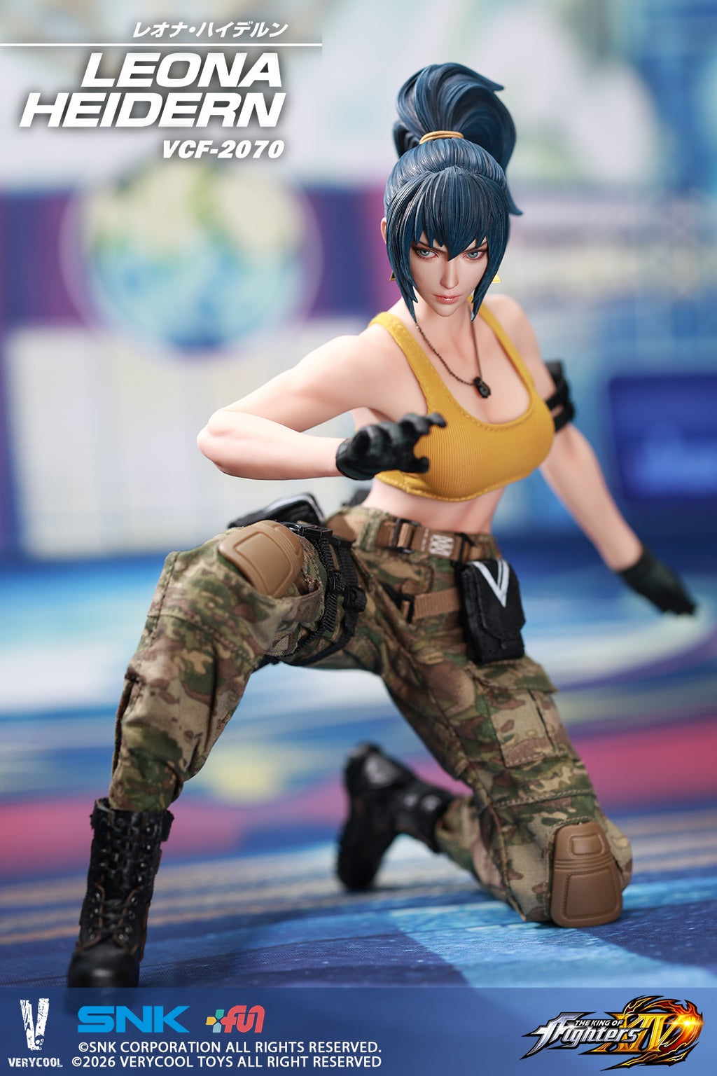 VERYCOOL 1/6 VCF-2070 拳皇XIV Leona Heidern 莉安娜 哈迪蘭 可動人偶