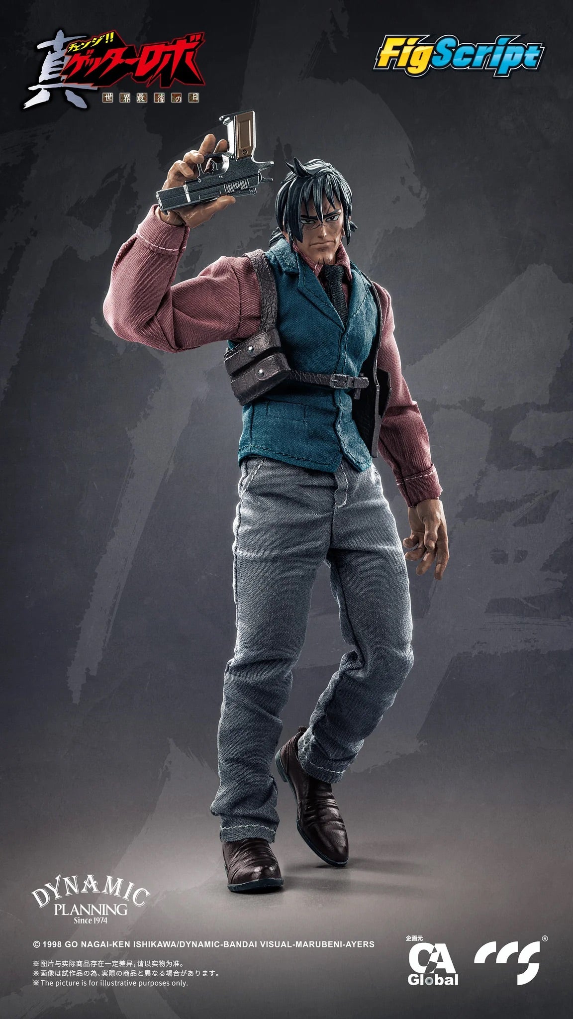 CCSTOYS CCS 鐵魄 FigScript 1/12 真蓋特機器人 世界最後之日 Hayato Jin 神隼人 可動人偶