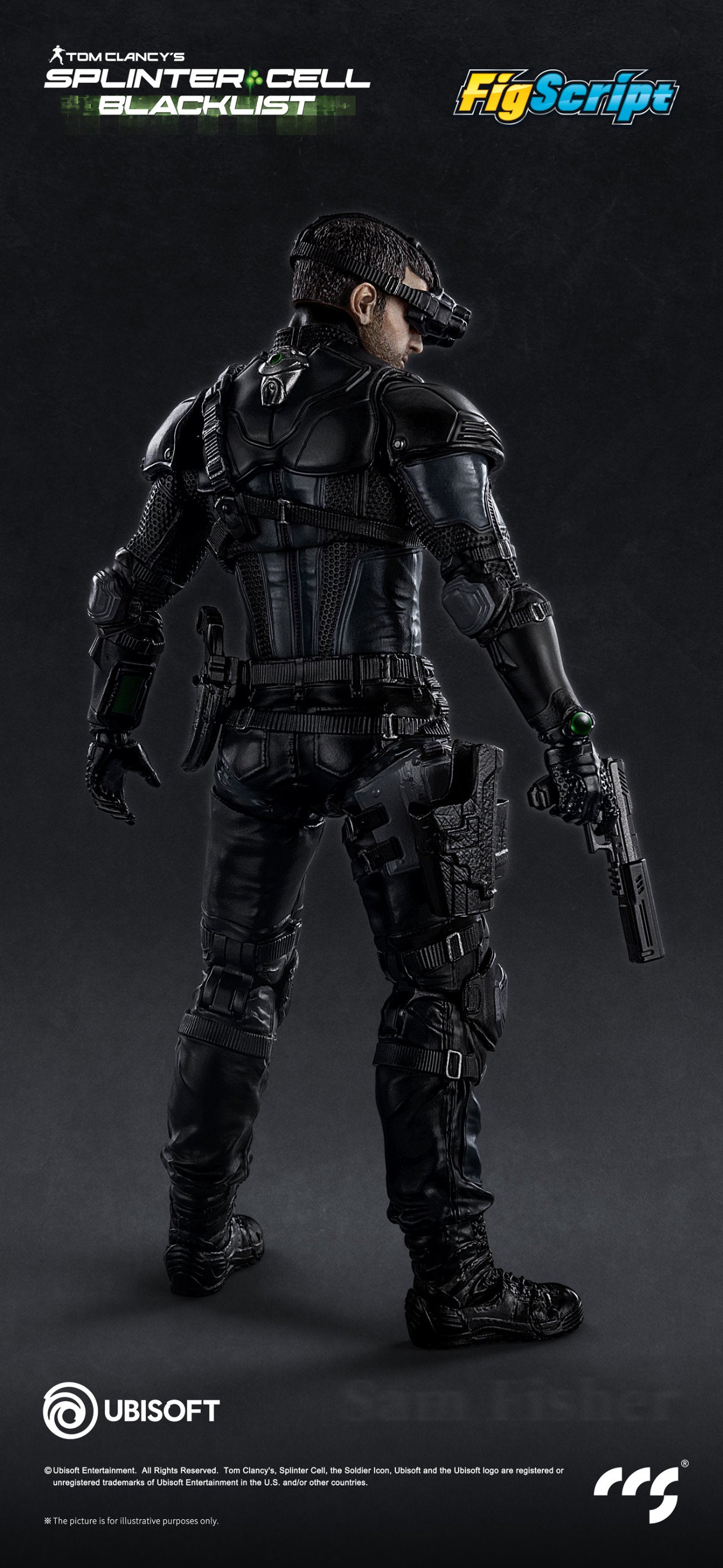 CCSTOYS CCS 鐵魄 FigScript 1/12 Sam Fisher 山姆 費舍爾 可動人偶