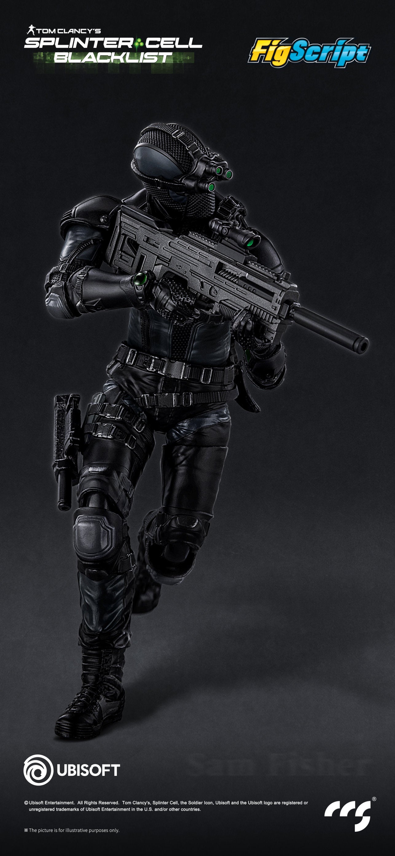 CCSTOYS CCS 鐵魄 FigScript 1/12 Sam Fisher 山姆 費舍爾 可動人偶