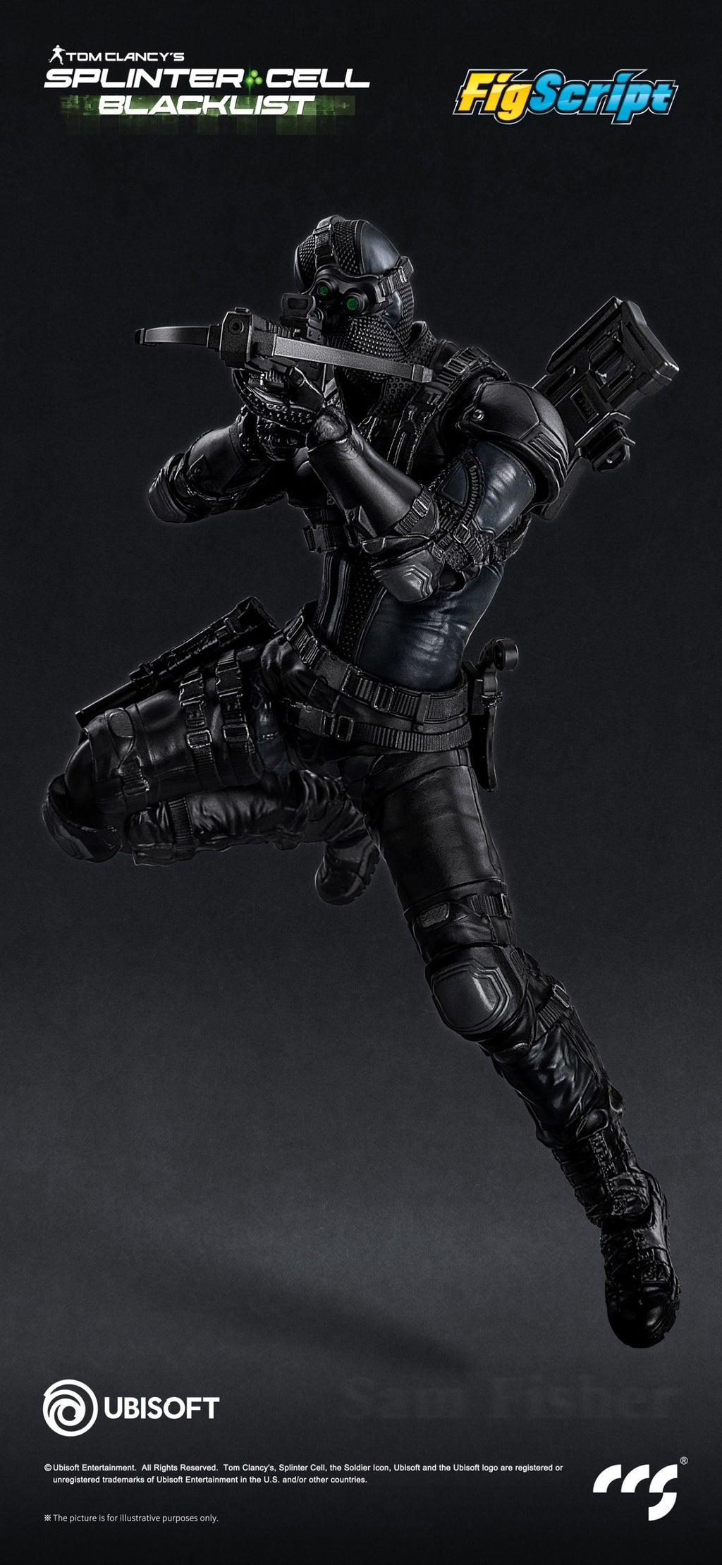 CCSTOYS CCS 鐵魄 FigScript 1/12 Sam Fisher 山姆 費舍爾 可動人偶