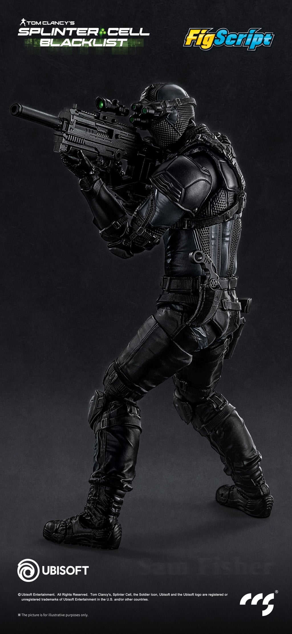 CCSTOYS CCS 鐵魄 FigScript 1/12 Sam Fisher 山姆 費舍爾 可動人偶