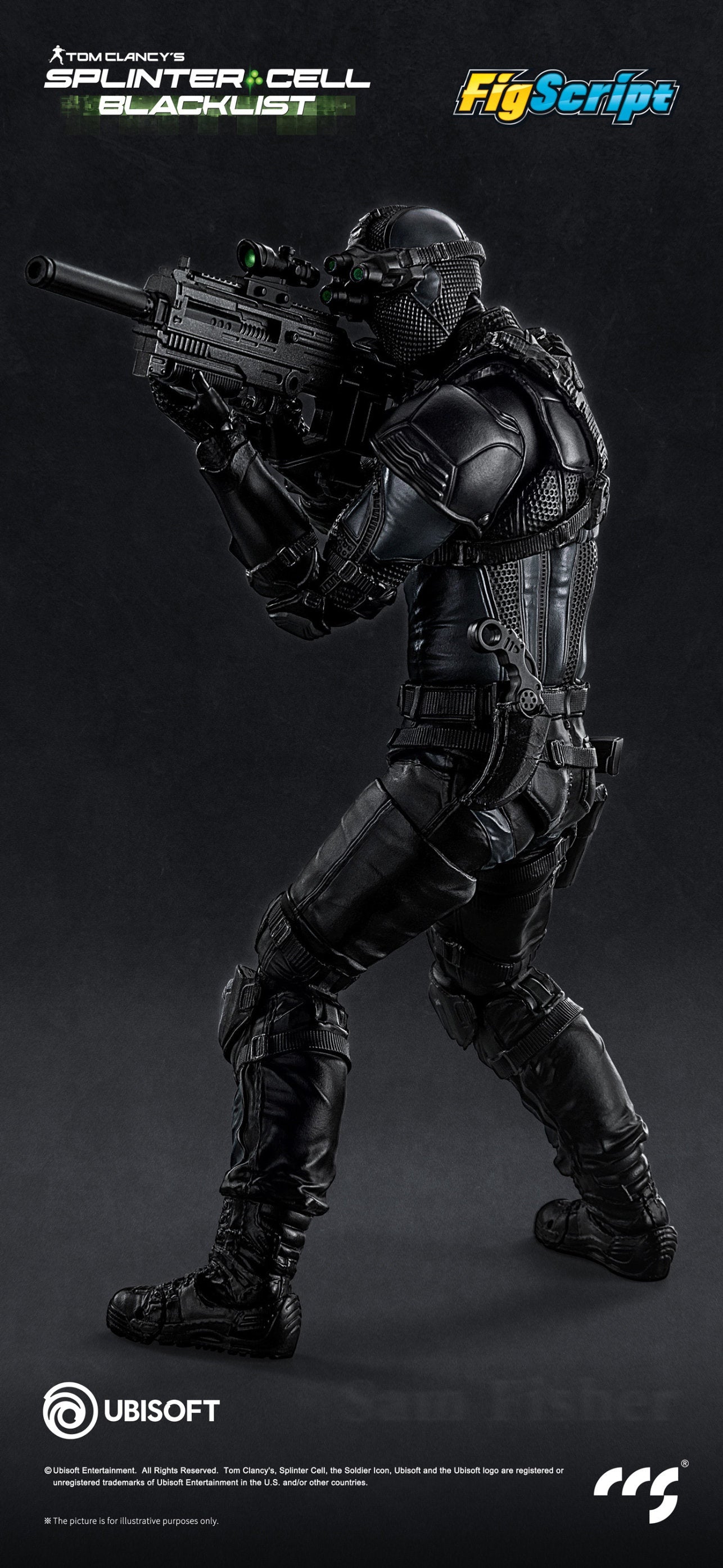 CCSTOYS CCS 鐵魄 FigScript 1/12 Sam Fisher 山姆 費舍爾 可動人偶