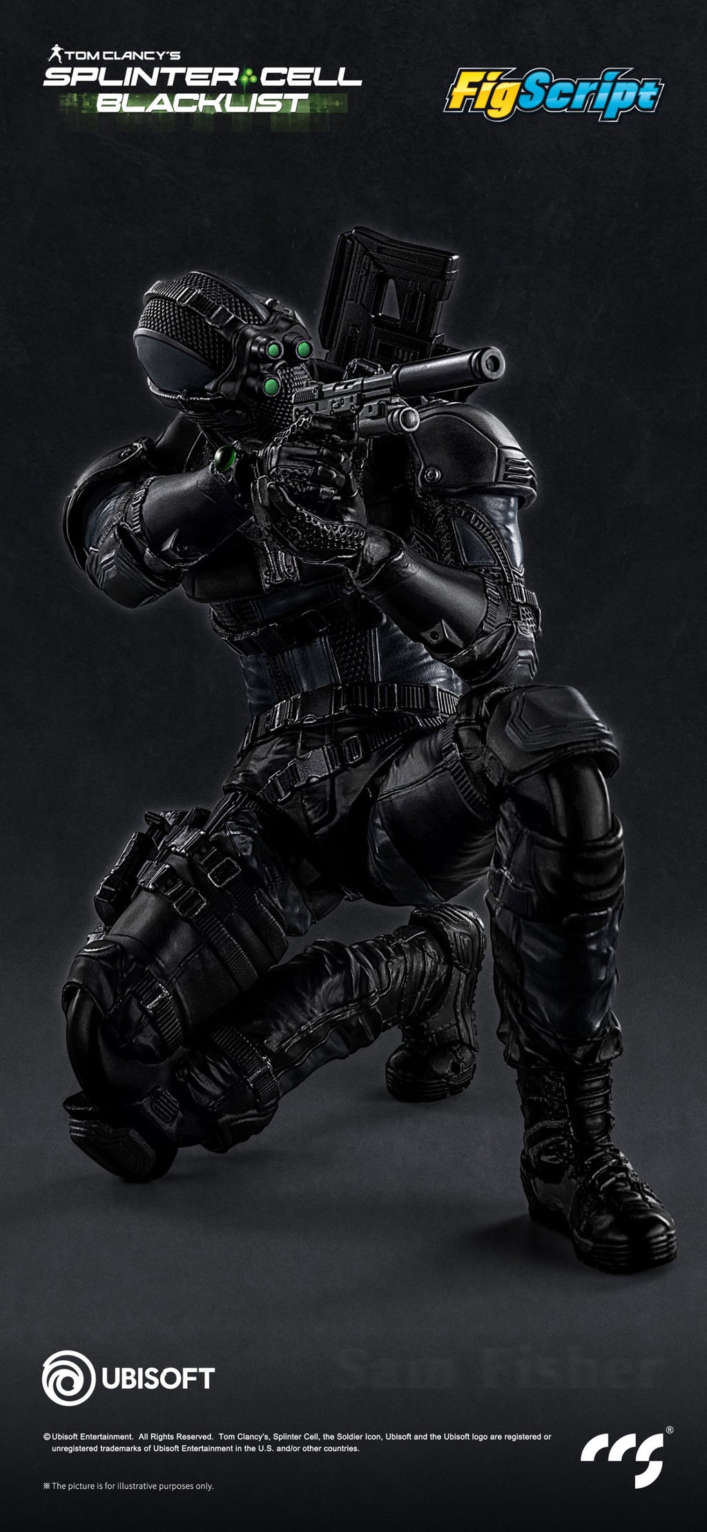 CCSTOYS CCS 鐵魄 FigScript 1/12 Sam Fisher 山姆 費舍爾 可動人偶