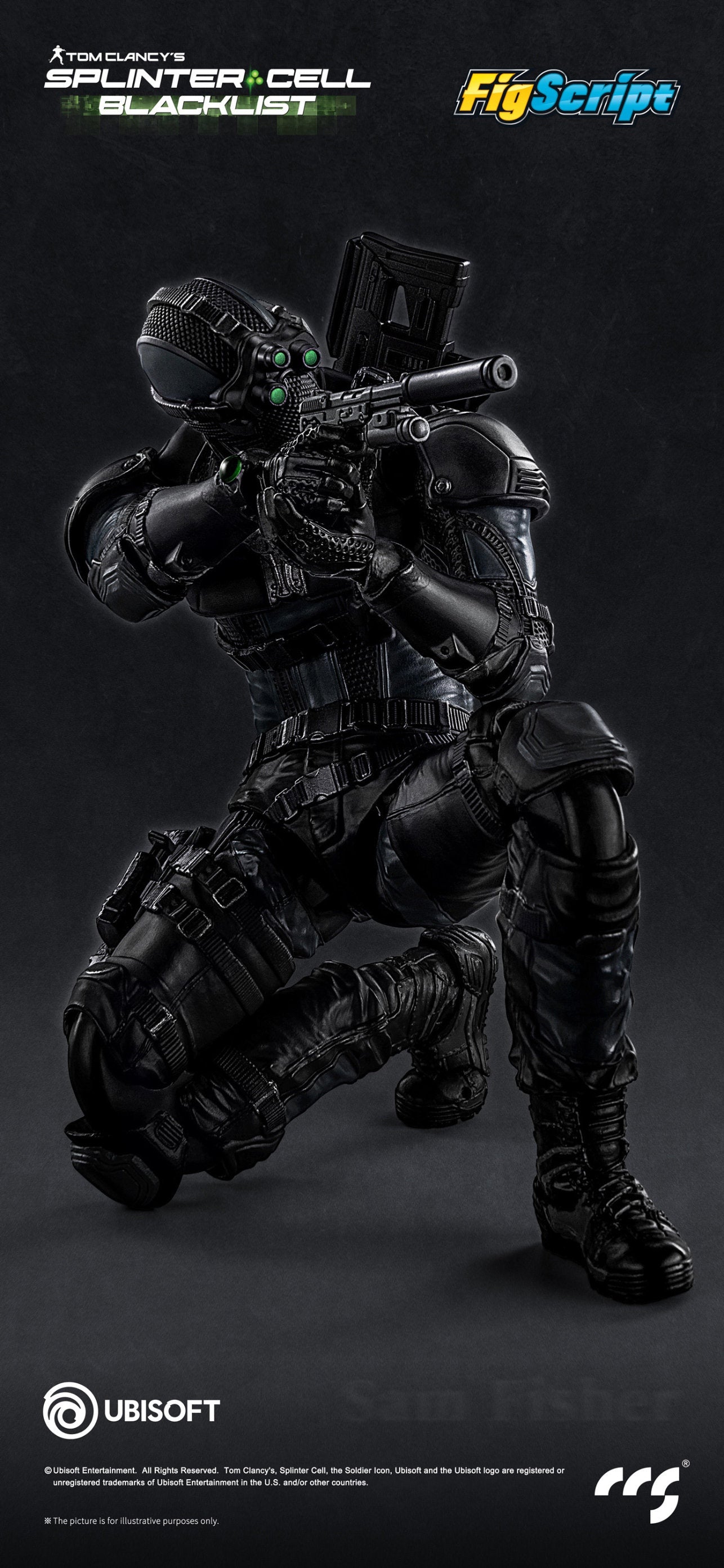 CCSTOYS CCS 鐵魄 FigScript 1/12 Sam Fisher 山姆 費舍爾 可動人偶