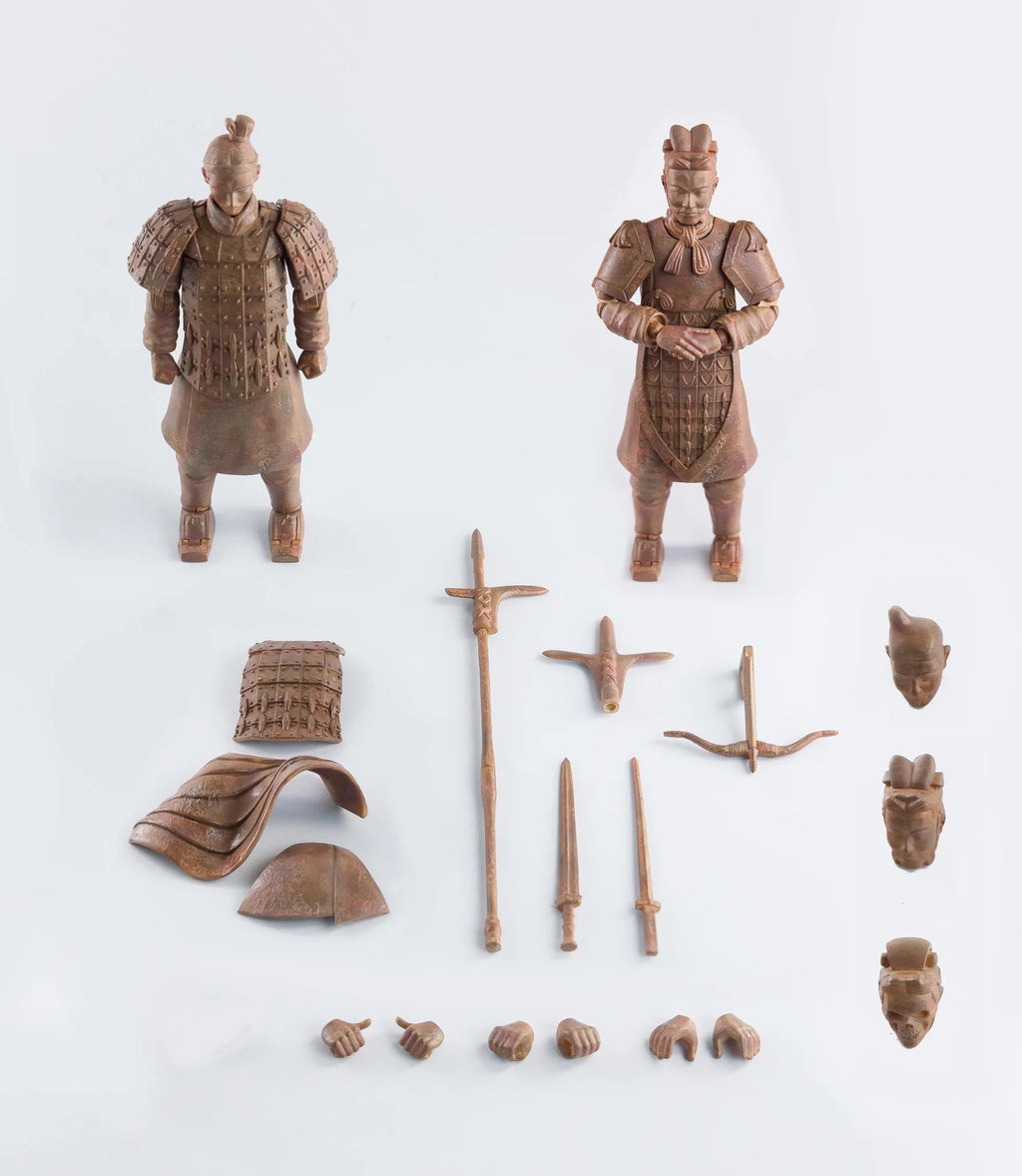 玩朝玩具 1/12 掌心大秦 兵馬俑 2.0 普通版 豪華版 超可動人偶 CNQ12027B 原色 CNQ12027C 灰色 CNQ12027D 原色 CNQ12027E 灰色