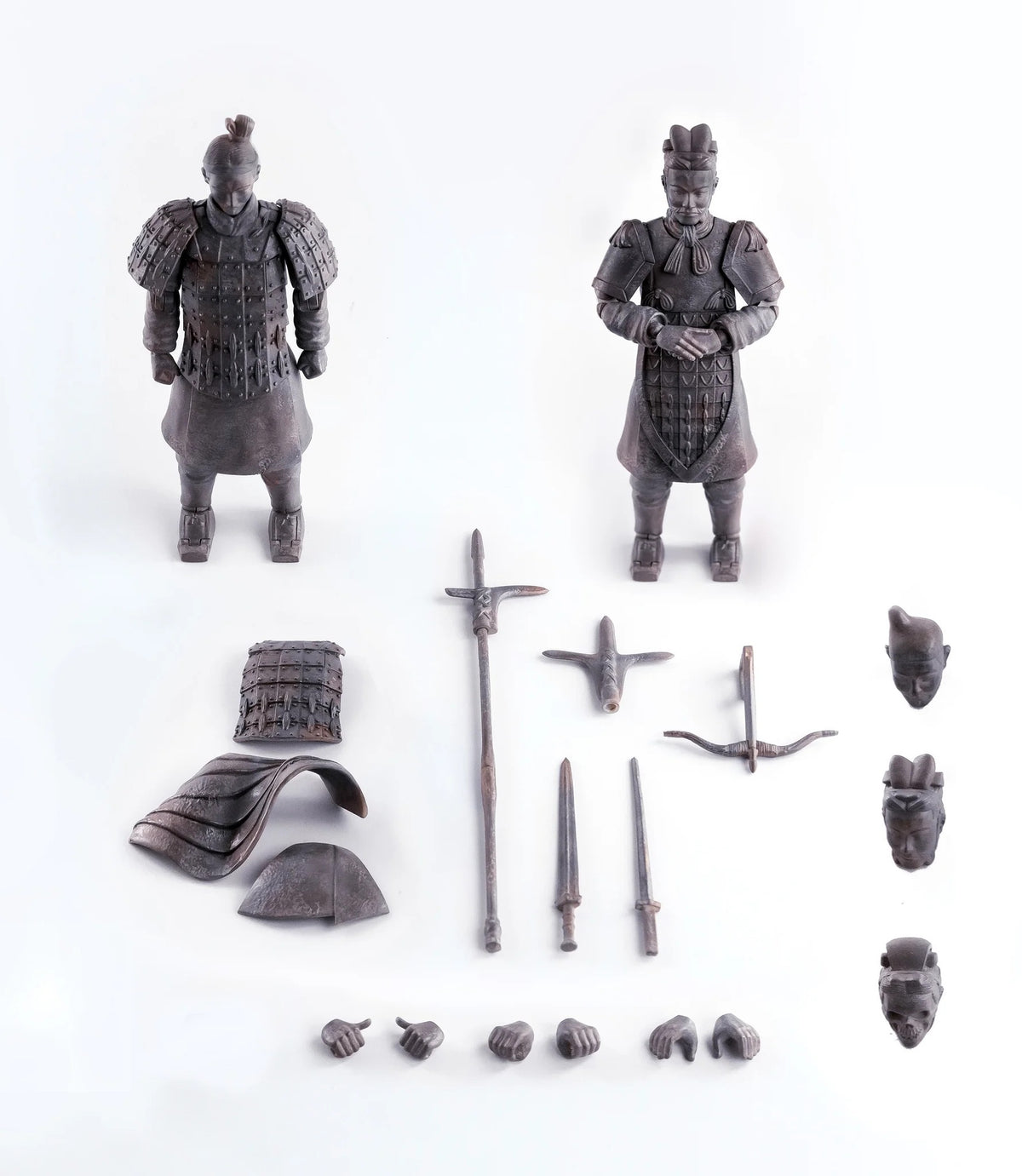 玩朝玩具 1/12 掌心大秦 兵馬俑 2.0 普通版 豪華版 超可動人偶 CNQ12027B 原色 CNQ12027C 灰色 CNQ12027D 原色 CNQ12027E 灰色