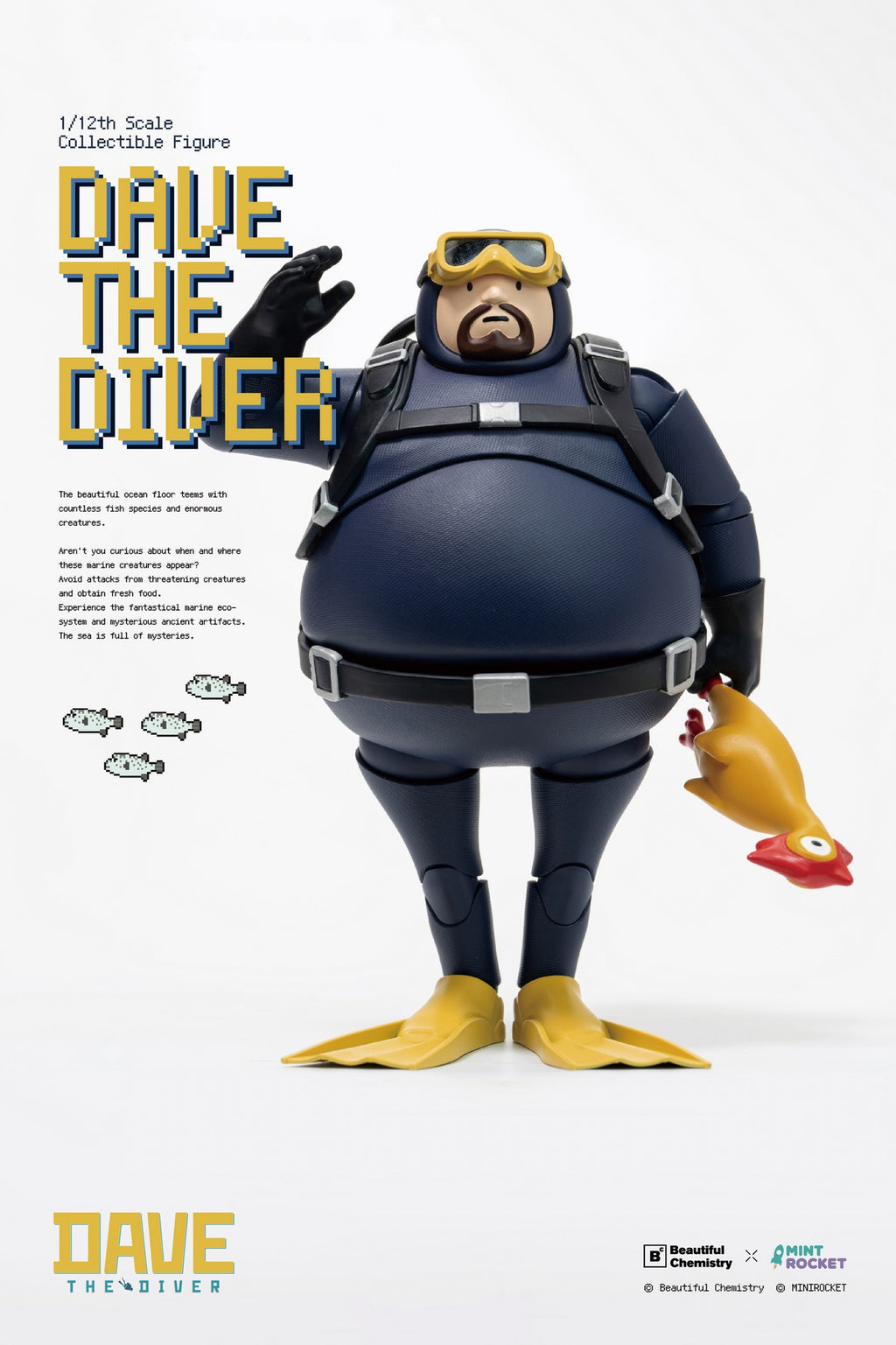 Beautiful Chemistry × DAVE THE DIVER 1/12 潛水員戴夫 BC202526 可動人偶