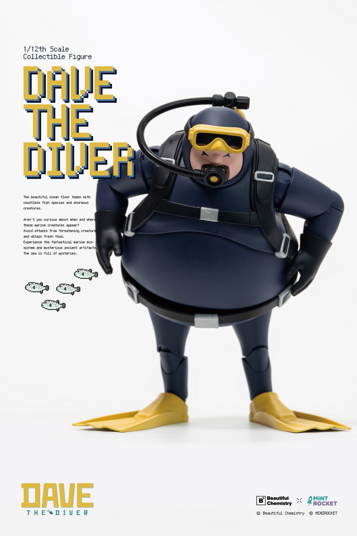 Beautiful Chemistry × DAVE THE DIVER 1/12 潛水員戴夫 BC202526 可動人偶