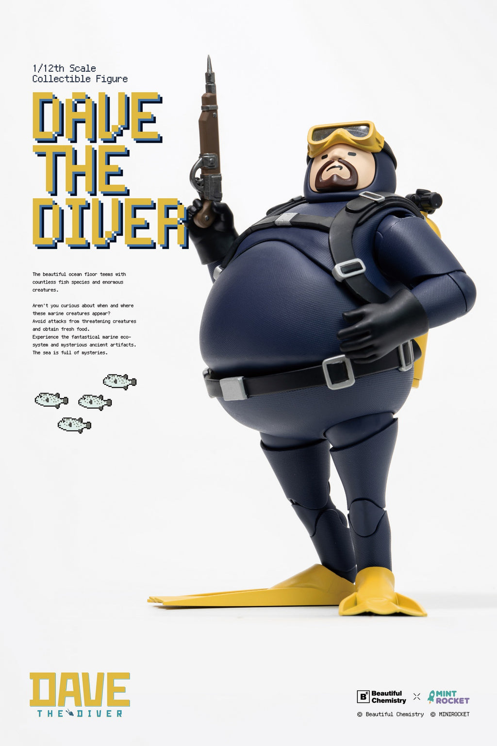Beautiful Chemistry × DAVE THE DIVER 1/12 潛水員戴夫 BC202526 可動人偶