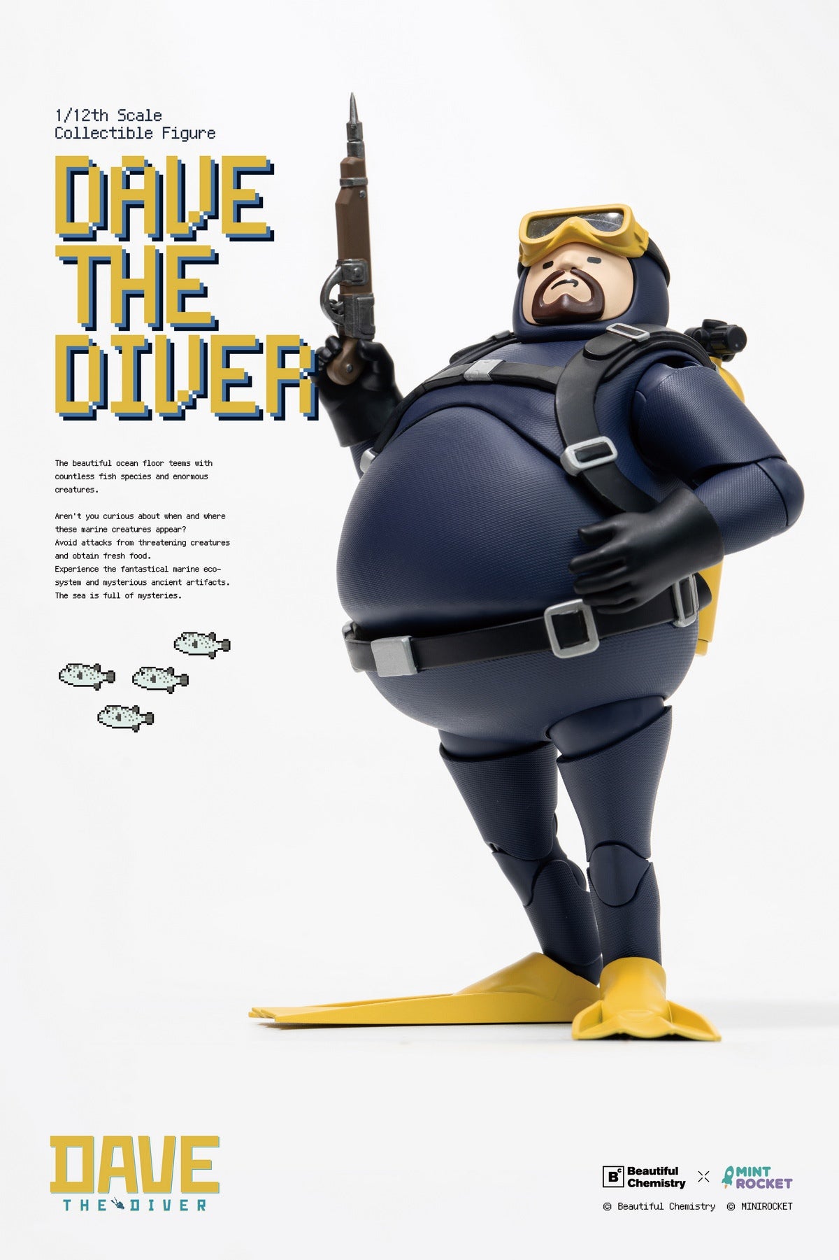 Beautiful Chemistry × DAVE THE DIVER 1/12 潛水員戴夫 BC202526 可動人偶