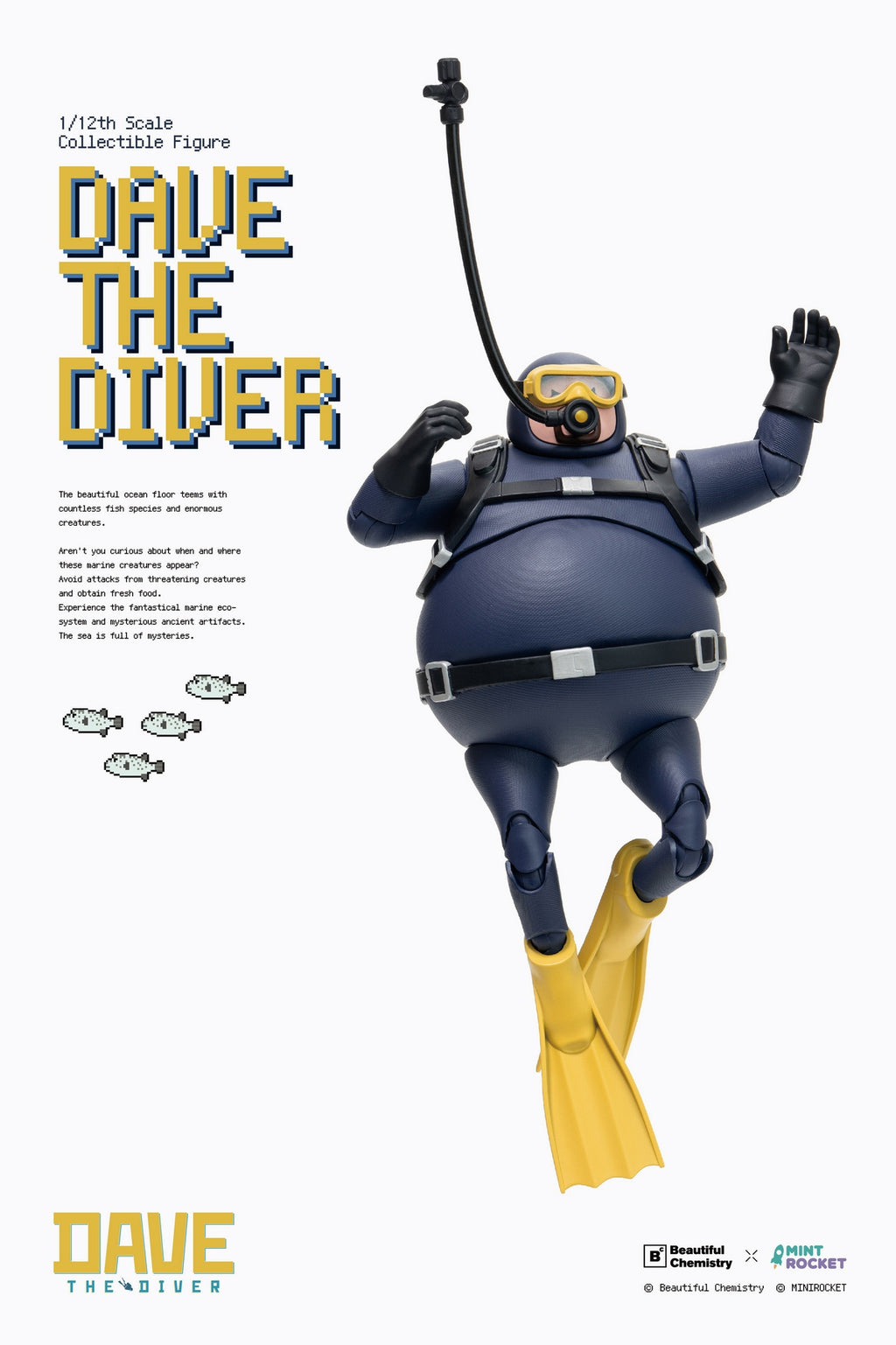 Beautiful Chemistry × DAVE THE DIVER 1/12 潛水員戴夫 BC202526 可動人偶