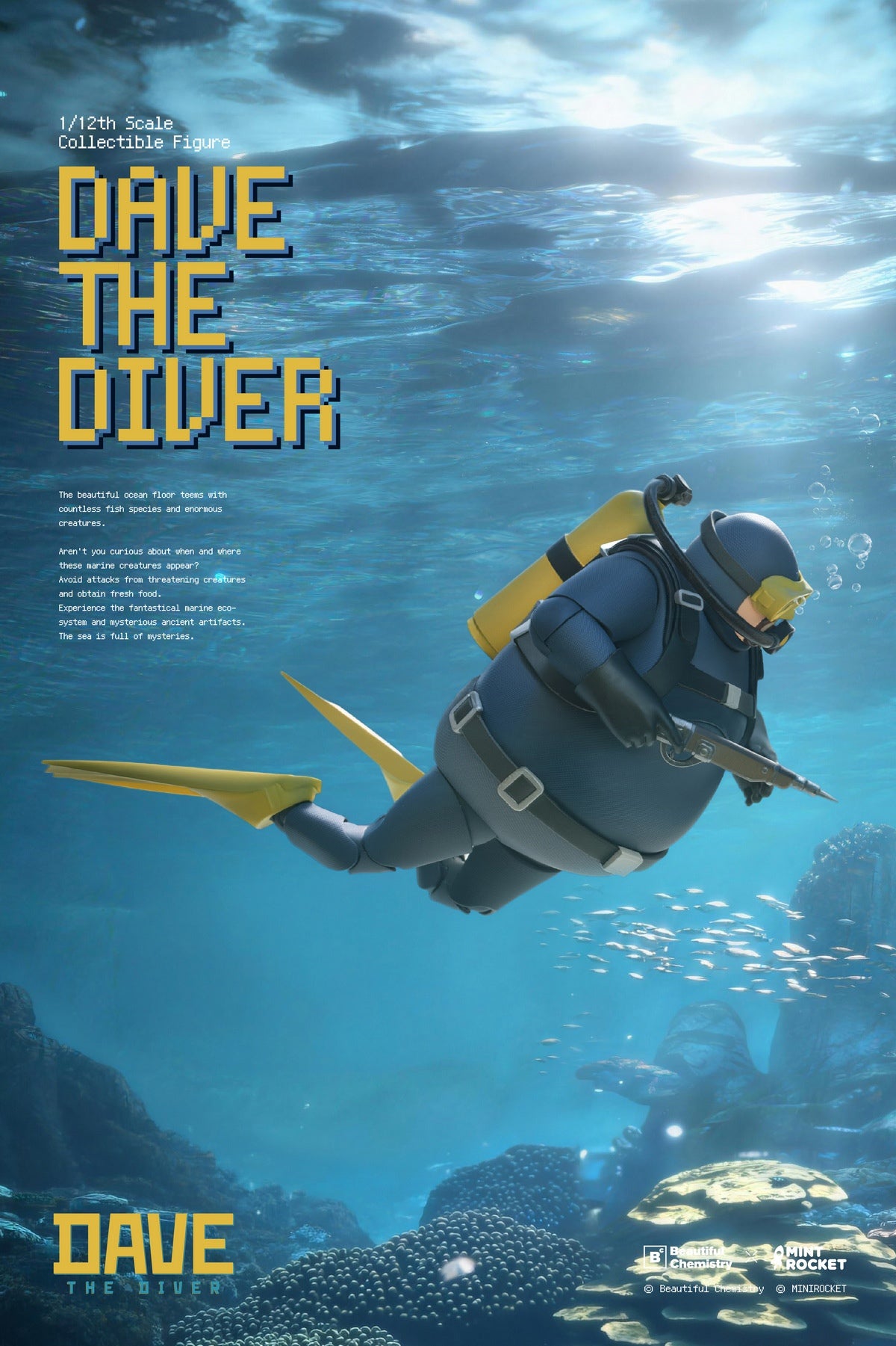 Beautiful Chemistry × DAVE THE DIVER 1/12 潛水員戴夫 BC202526 可動人偶