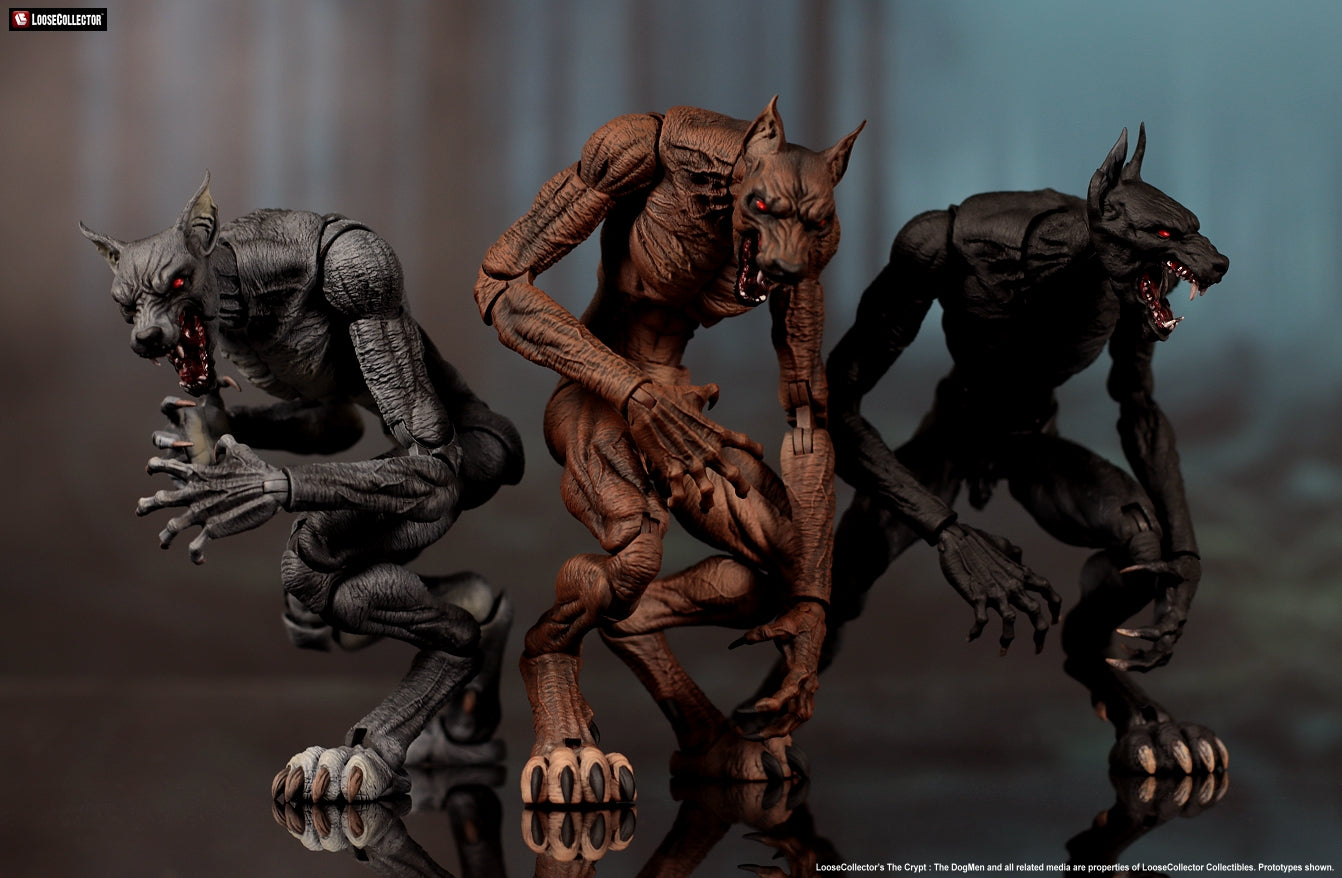 LC工作室 LOOSE COLLECTOR 1/12 The Crypt DOGMEN GREY DOG LC-03G BROWN DOG LC-03BR BLACK DOG LC-03BL