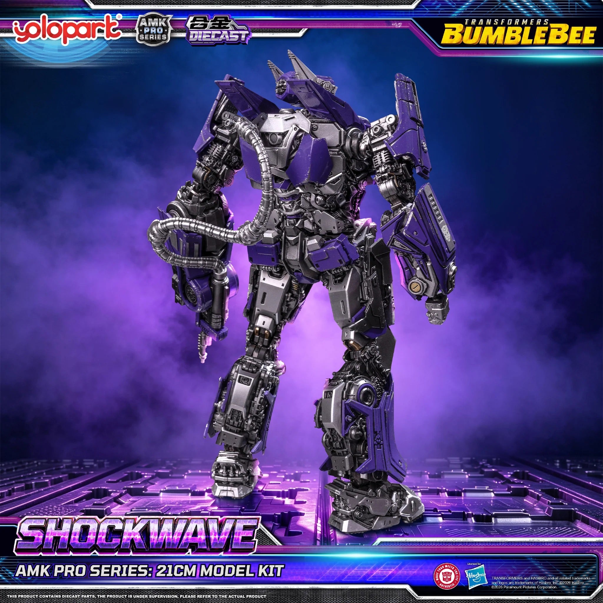 YOLOPARK AMK PRO Shockwave Bumblebee 大黃蜂 震盪波 變形金剛 合金成品