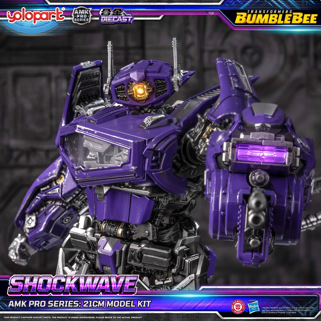 YOLOPARK AMK PRO Shockwave Bumblebee 大黃蜂 震盪波 變形金剛 合金成品