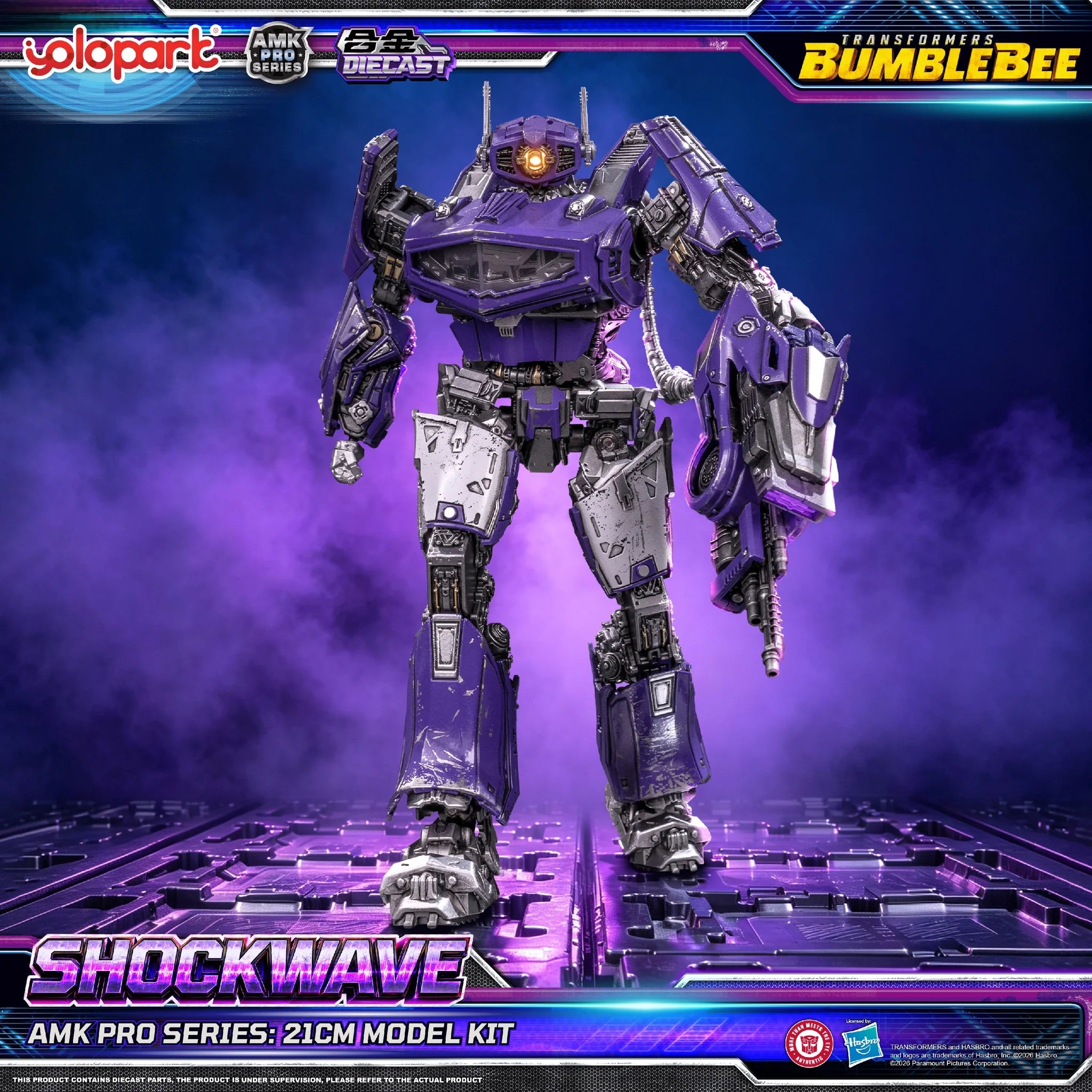 YOLOPARK AMK PRO Shockwave Bumblebee 大黃蜂 震盪波 變形金剛 合金成品
