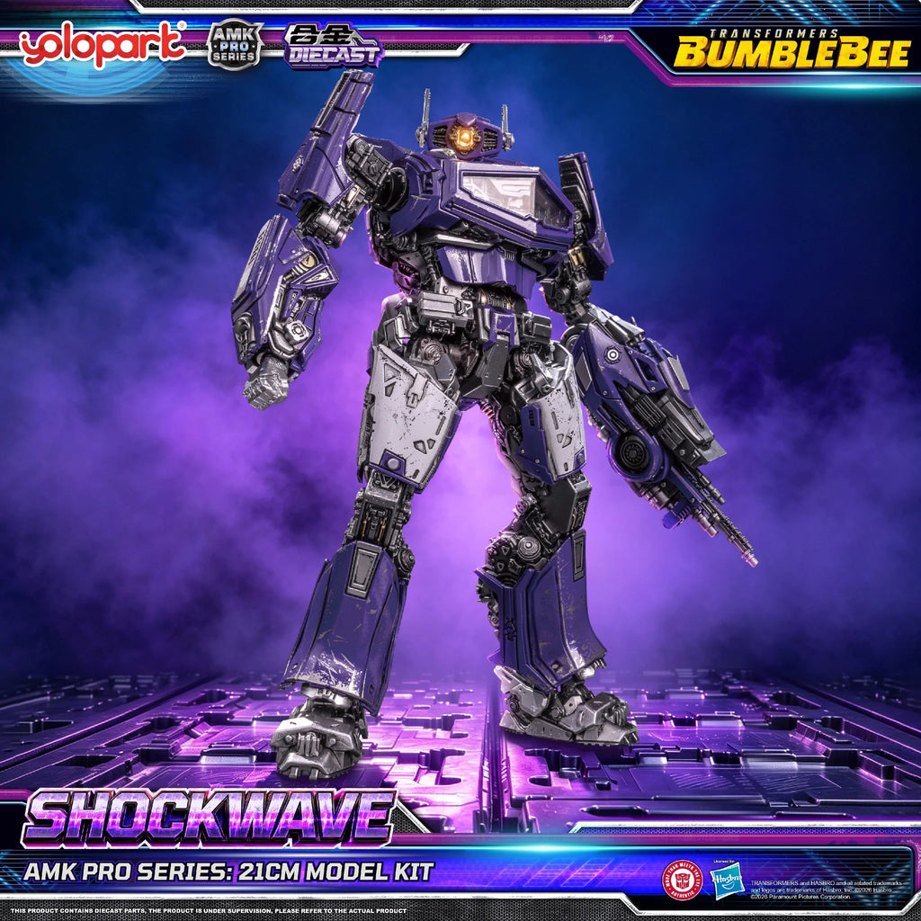 YOLOPARK AMK PRO Shockwave Bumblebee 大黃蜂 震盪波 變形金剛 合金成品