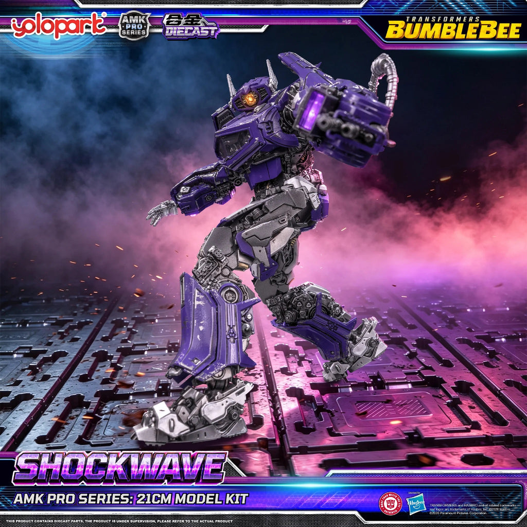 YOLOPARK AMK PRO Shockwave Bumblebee 大黃蜂 震盪波 變形金剛 合金成品
