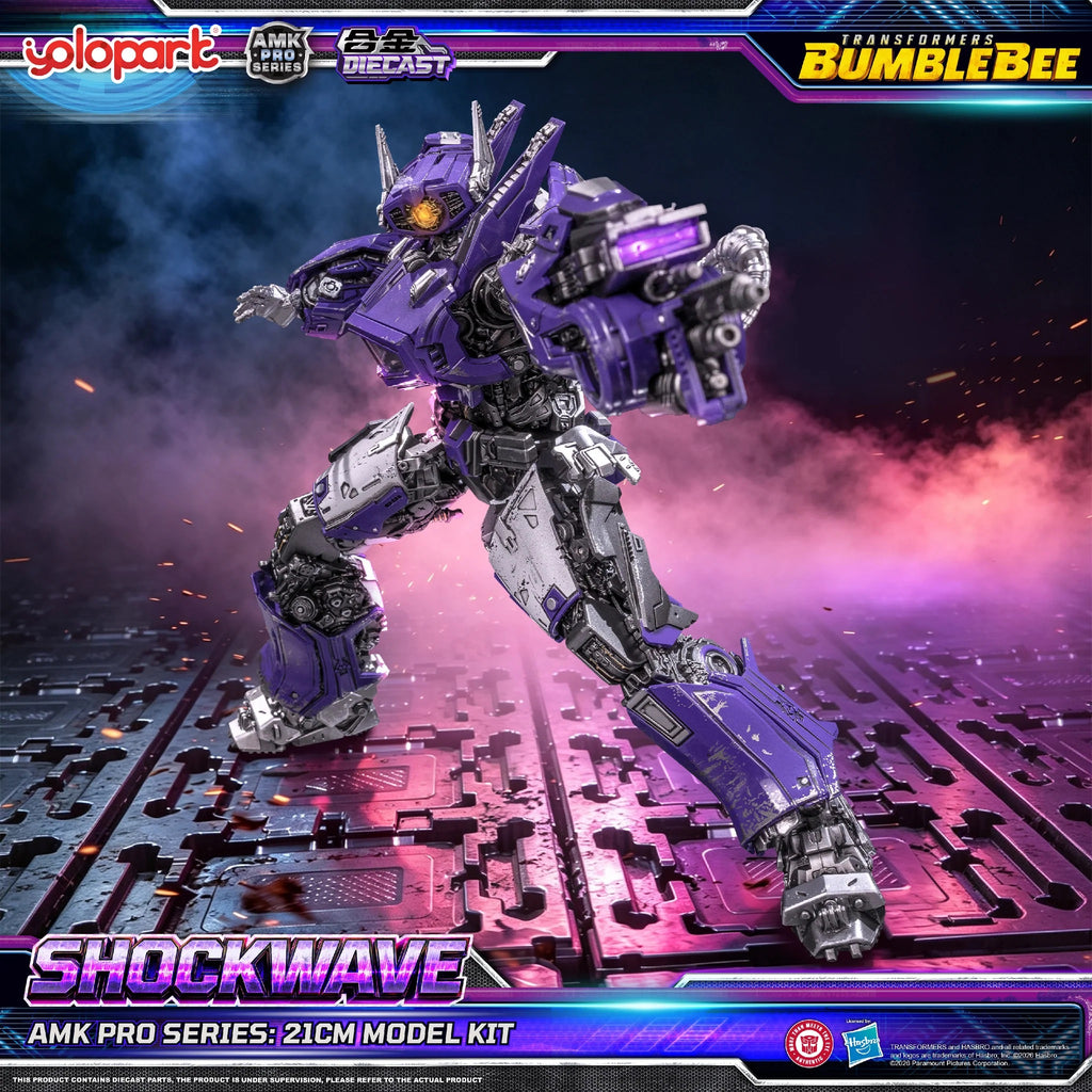 YOLOPARK AMK PRO Shockwave Bumblebee 大黃蜂 震盪波 變形金剛 合金成品
