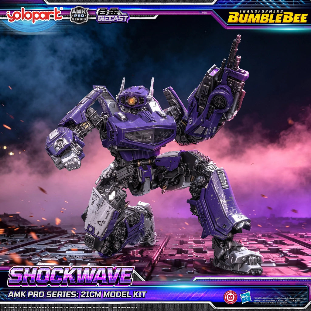 YOLOPARK AMK PRO Shockwave Bumblebee 大黃蜂 震盪波 變形金剛 合金成品