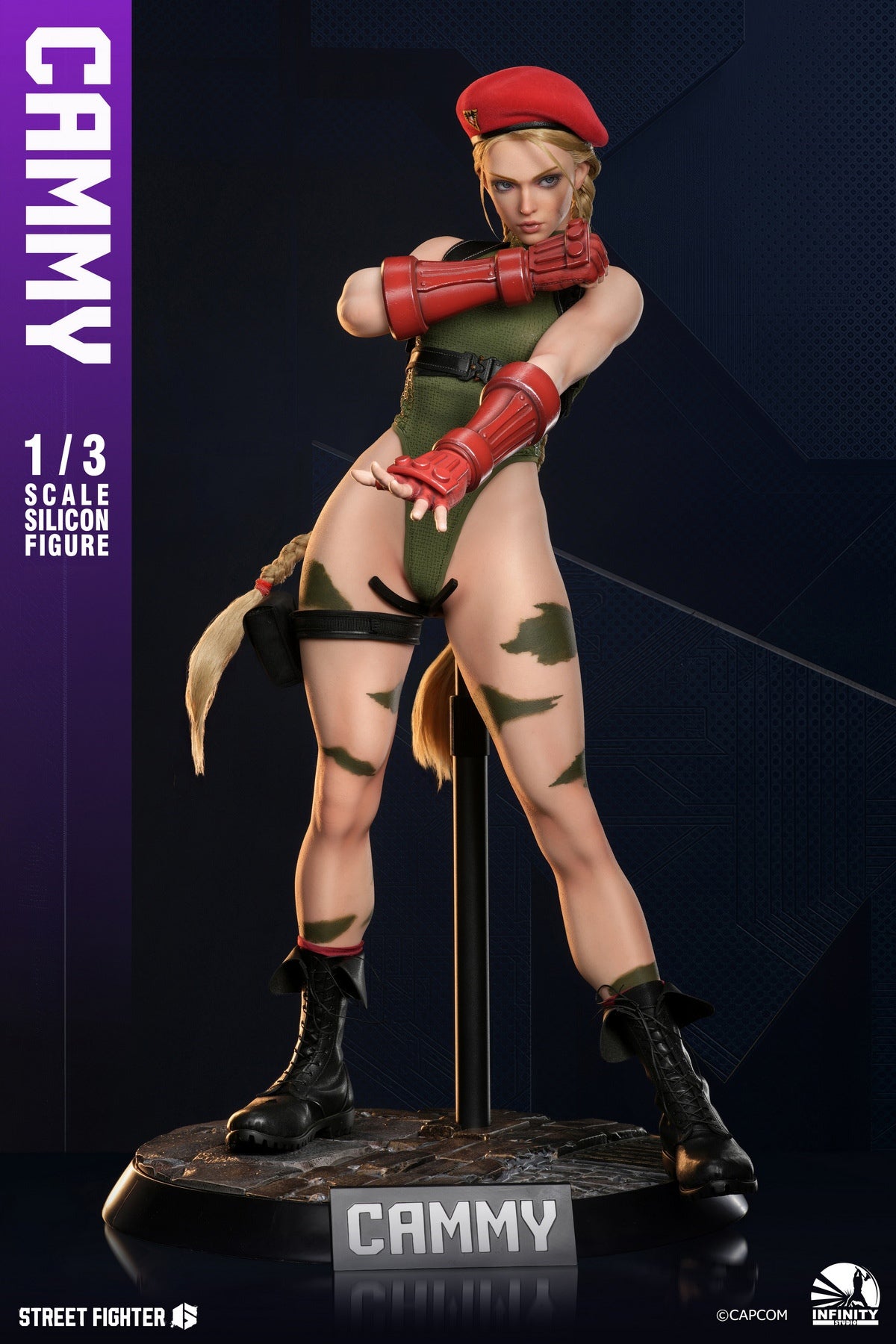 開天工作室 1/3 GJKD0004 街頭霸王6 STREET FIGHTER 6 Cammy 嘉米 白金矽膠 可動人偶 預定特典 黑貓