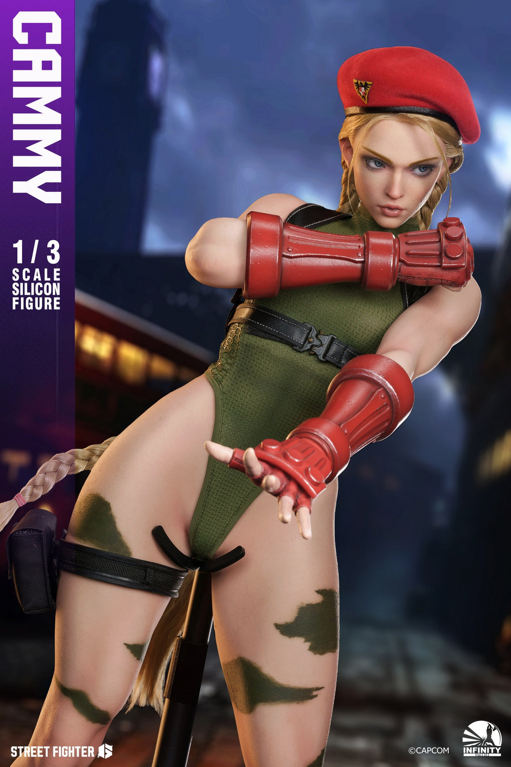 開天工作室 1/3 GJKD0004 街頭霸王6 STREET FIGHTER 6 Cammy 嘉米 白金矽膠 可動人偶 預定特典 黑貓