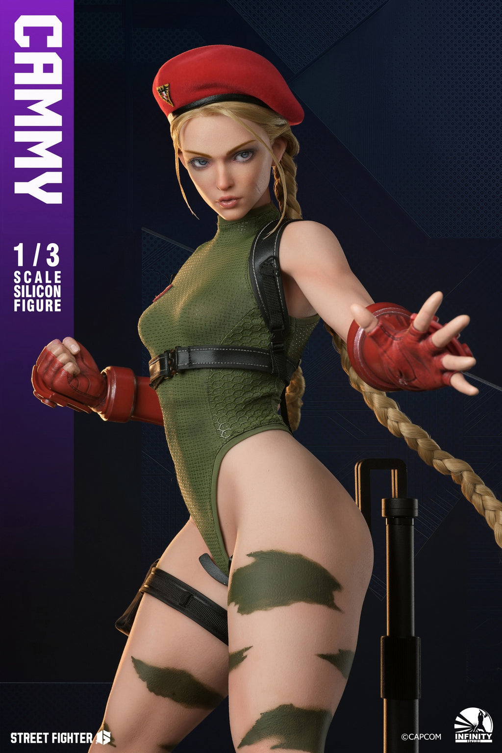開天工作室 1/3 GJKD0004 街頭霸王6 STREET FIGHTER 6 Cammy 嘉米 白金矽膠 可動人偶 預定特典 黑貓
