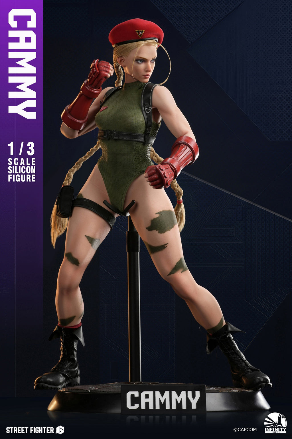 開天工作室 1/3 GJKD0004 街頭霸王6 STREET FIGHTER 6 Cammy 嘉米 白金矽膠 可動人偶 預定特典 黑貓