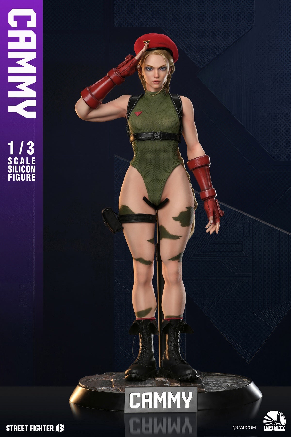 開天工作室 1/3 GJKD0004 街頭霸王6 STREET FIGHTER 6 Cammy 嘉米 白金矽膠 可動人偶 預定特典 黑貓